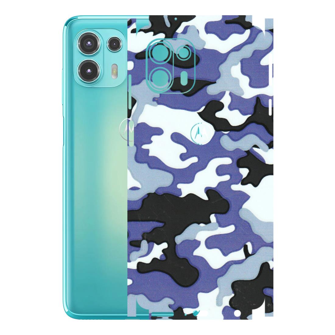 Motorola Phone Skins (All Models) - Powerfull Military Camoflauge - 3D Embossed Finish (L-49) Motorola Moto Edge 20 Fusion