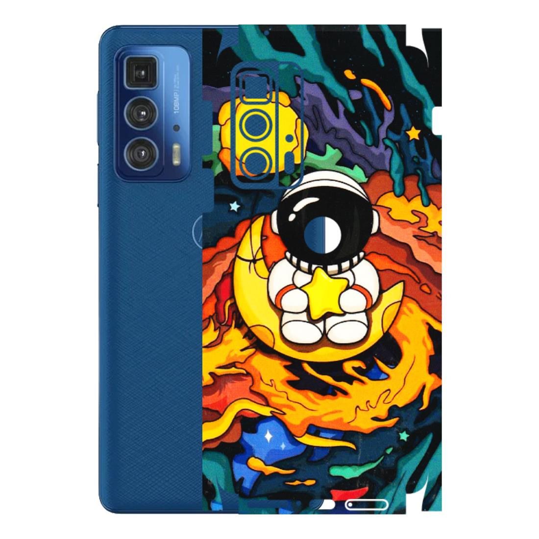 Motorola Phone Skins (All Models) - Baby Astronaut - 3D Embossed Finish (L-197) Motorola Moto Edge 20 Pro