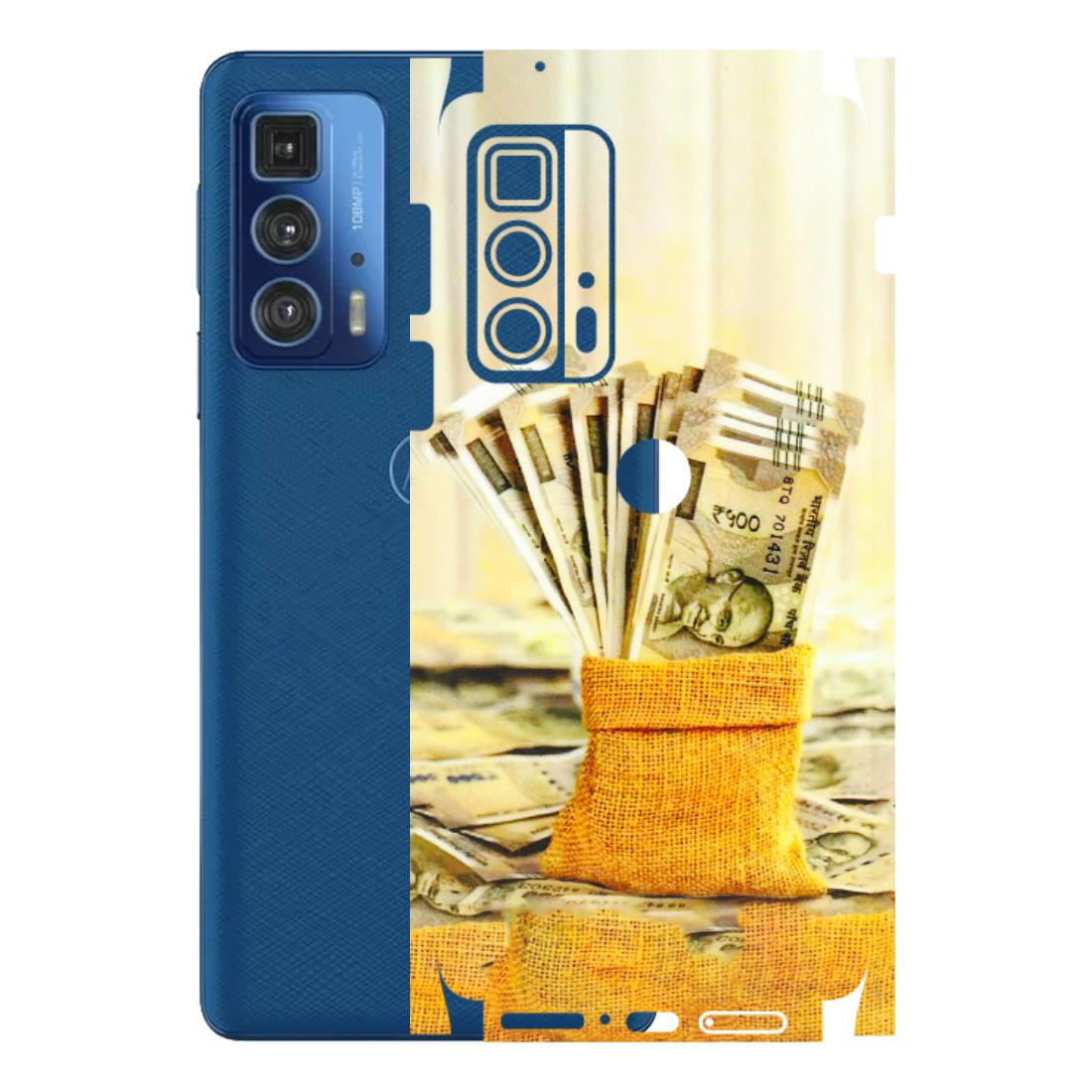 Motorola Phone Skins (All Models) - Show Me The Money - 3D Embossed Finish (L-52) Motorola Moto Edge 20 Pro