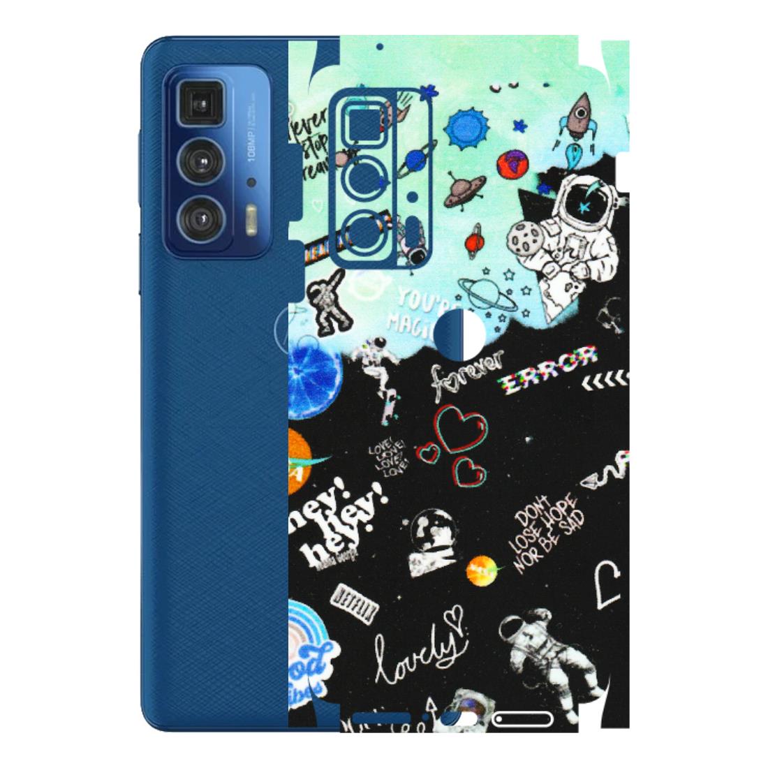 Motorola Phone Skins (All Models) - Living In A Space Dream - Matte Finish (M-46) Motorola Moto Edge 20 Pro