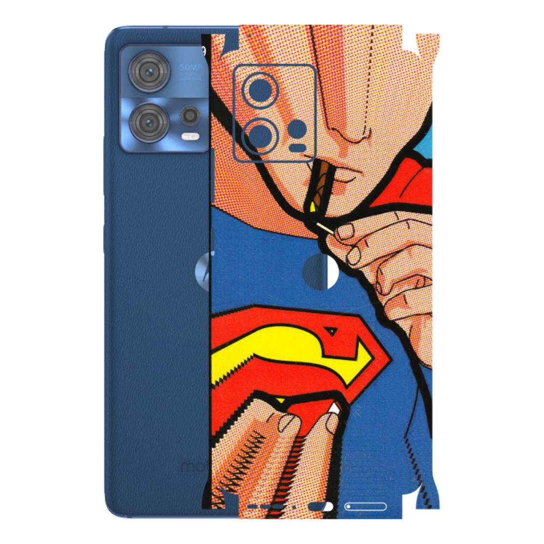Motorola Phone Skins (All Models) - Superman Sutta - 3D Embossed Finish (L-130) Motorola Moto Edge 30 Fusion (5G)