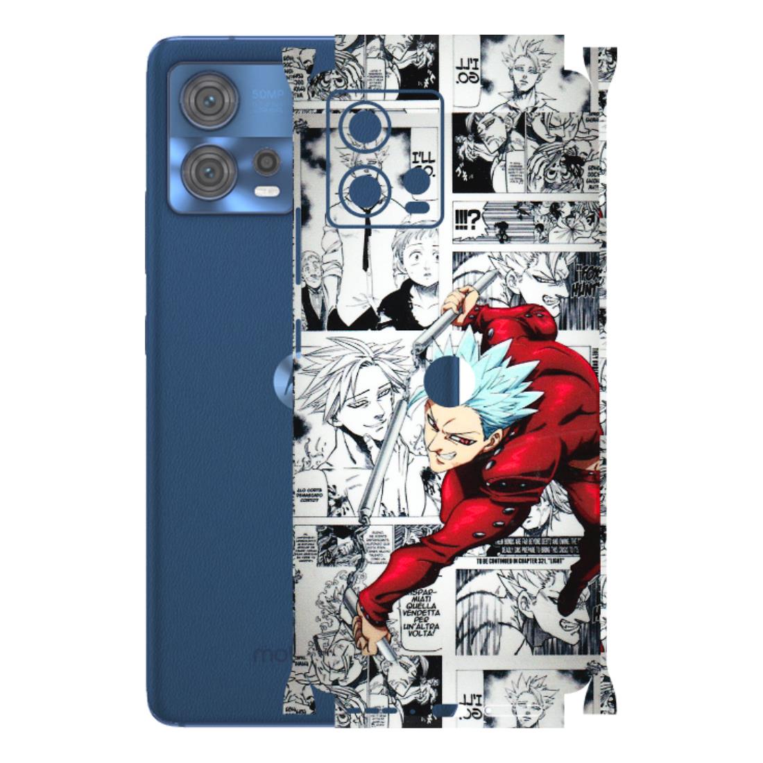 Motorola Phone Skins (All Models) - Anime Comic - 3D Embossed Finish (L-192) Motorola Moto Edge 30 Fusion (5G)