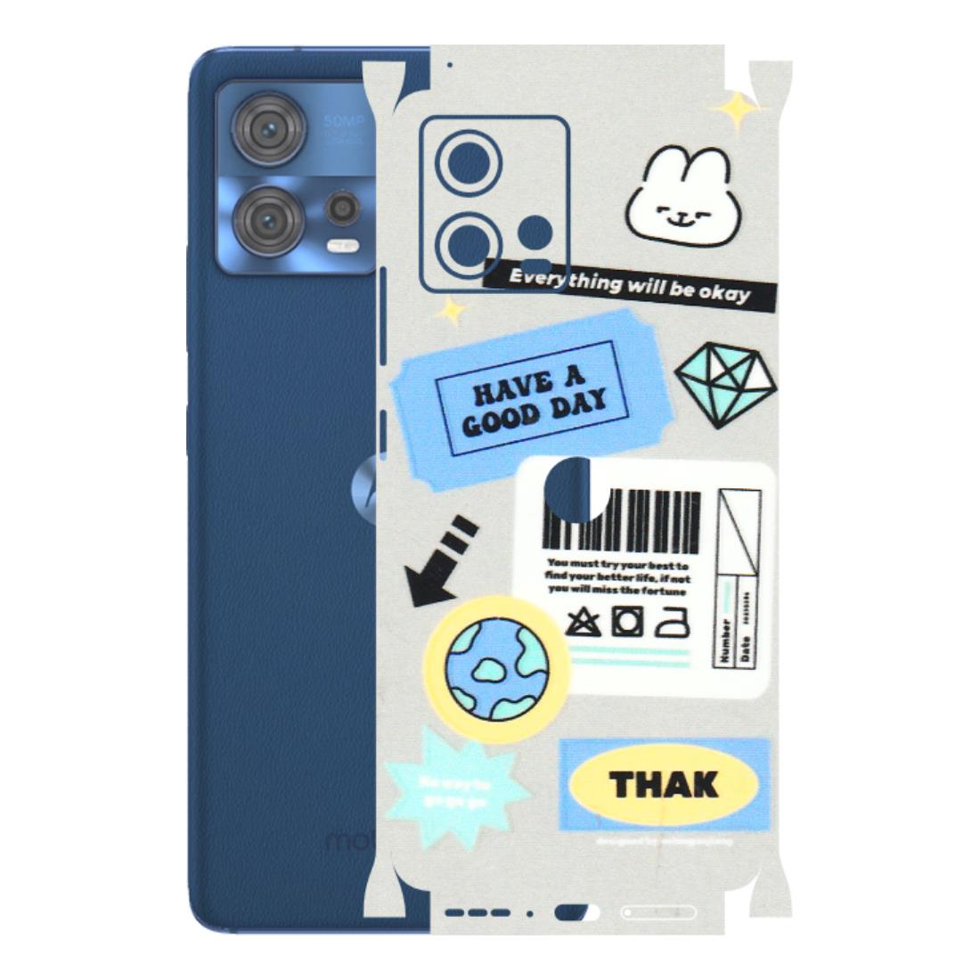 Motorola Phone Skins (All Models) - Will Be Okay Design - 3D Embossed Finish (L-316) Motorola Moto Edge 30 Fusion (5G)