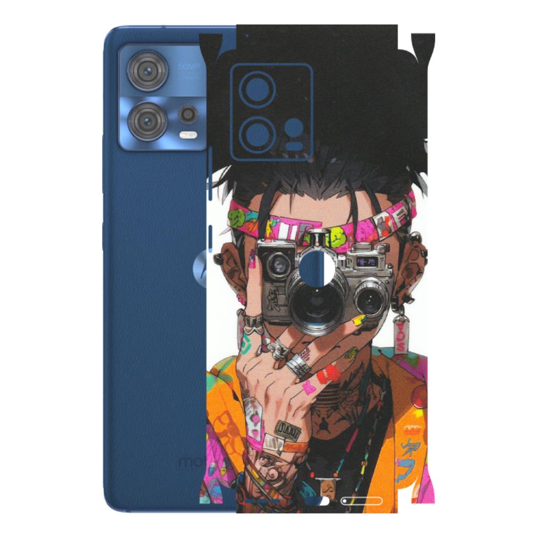Motorola Phone Skins (All Models) - Camera Lover Girl - Matte Finish (M-09) Motorola Moto Edge 30 Fusion (5G)