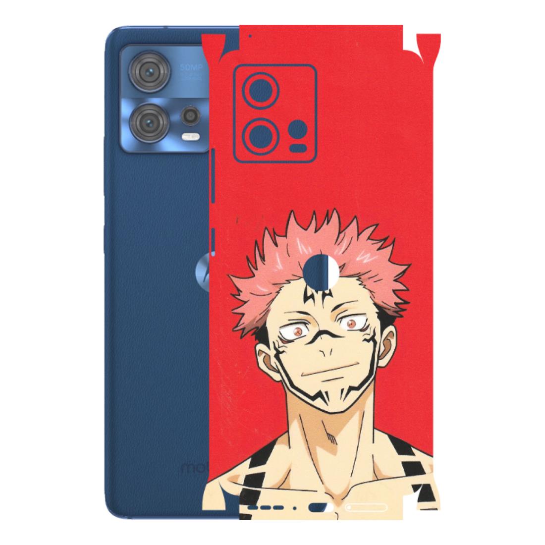 Motorola Phone Skins (All Models) - Ryomen Sukuna Fun Anime - Matte Finish (M-153) Motorola Moto Edge 30 Fusion (5G)