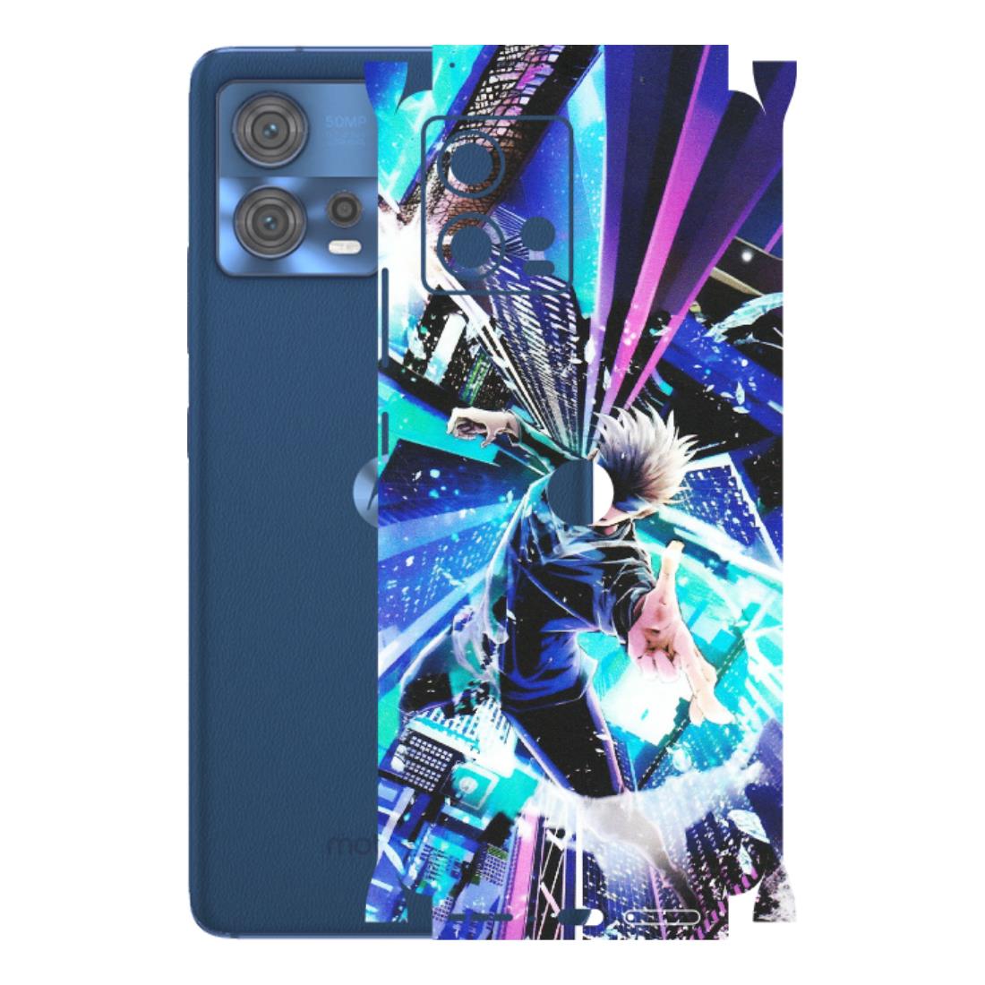 Motorola Phone Skins (All Models) - Manga Action Jujustu Kaisen Anime - Matte Finish (M-155) Motorola Moto Edge 30 Fusion (5G)