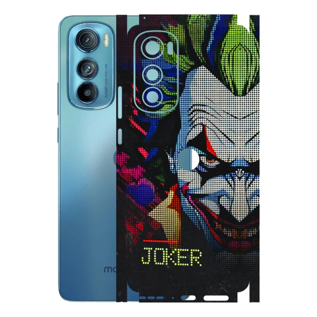 Motorola Phone Skins (All Models) - Joker Dot Matrix - 3D Embossed Finish (L-08) Motorola Moto Edge 30
