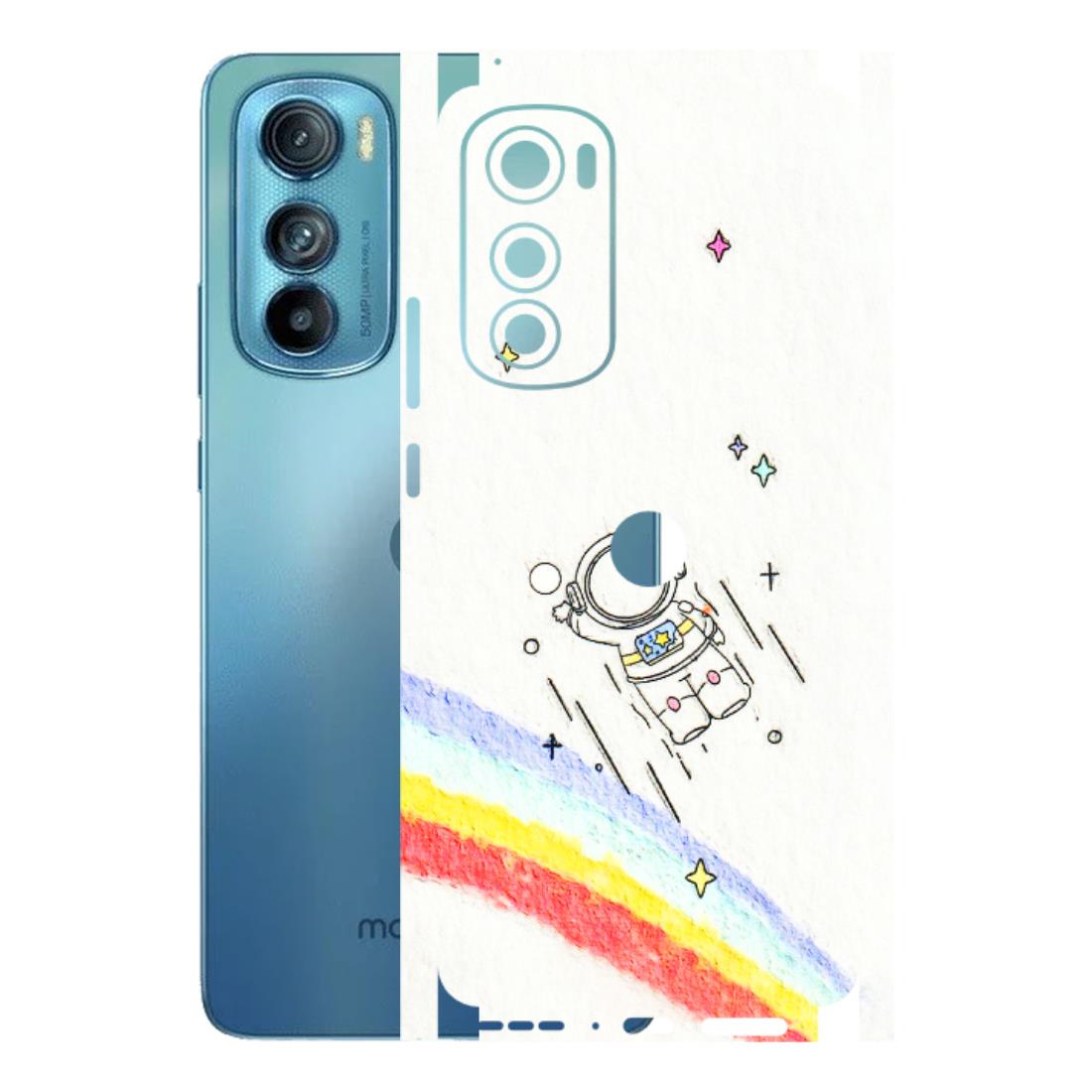 Motorola Phone Skins (All Models) - Milkyway Astronaut - 3D Embossed Finish (L-110) Motorola Moto Edge 30