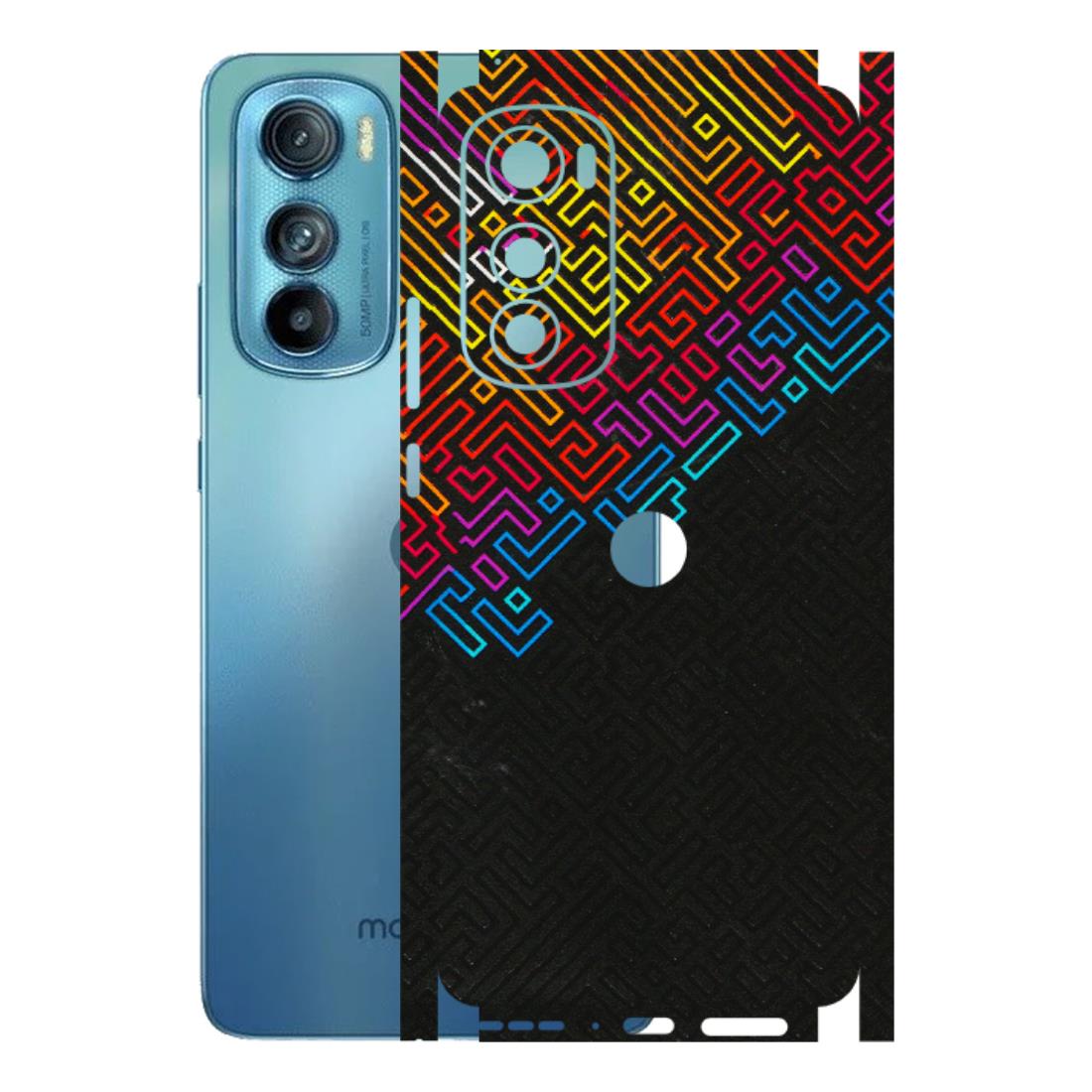 Motorola Phone Skins (All Models) - Dotme Pattern Art - 3D Embossed Finish (L-121) Motorola Moto Edge 30