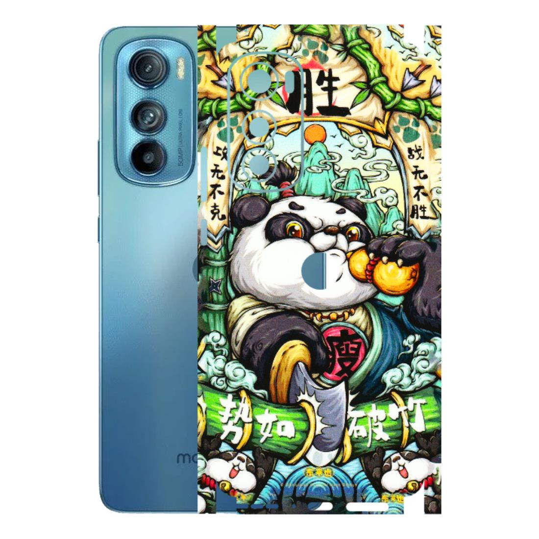 Motorola Phone Skins (All Models) - Royal Rich Panda - 3D Embossed Finish (L-170) Motorola Moto Edge 30