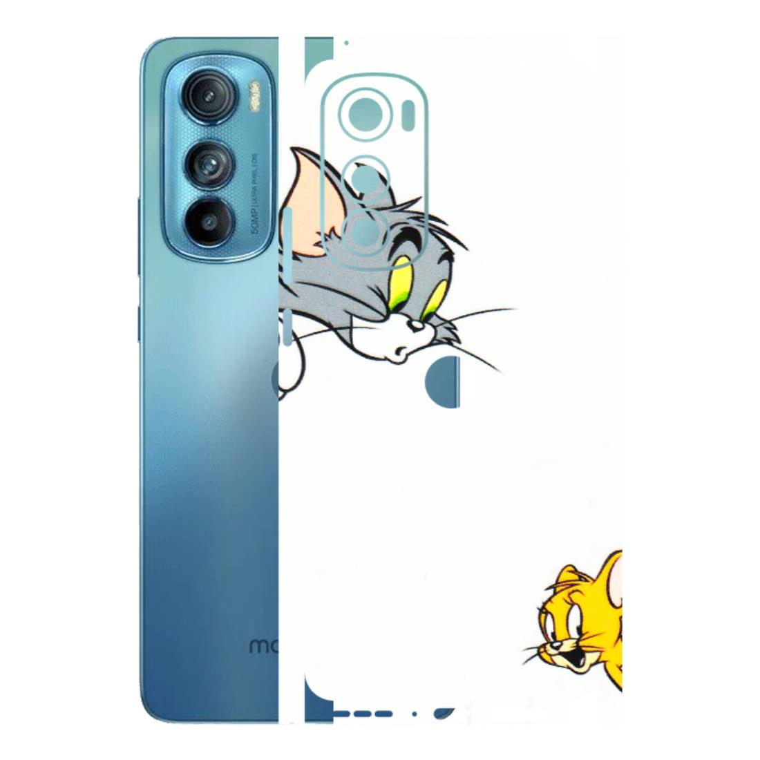 Motorola Phone Skins (All Models) - Cute Tom And Jerry - 3D Embossed Finish (L-220) Motorola Moto Edge 30