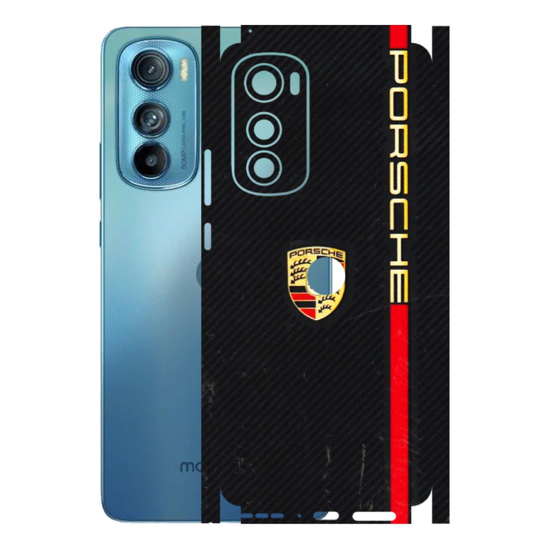 Motorola Phone Skins (All Models) - Premium Porsche - 3D Embossed Finish (L-225) Motorola Moto Edge 30