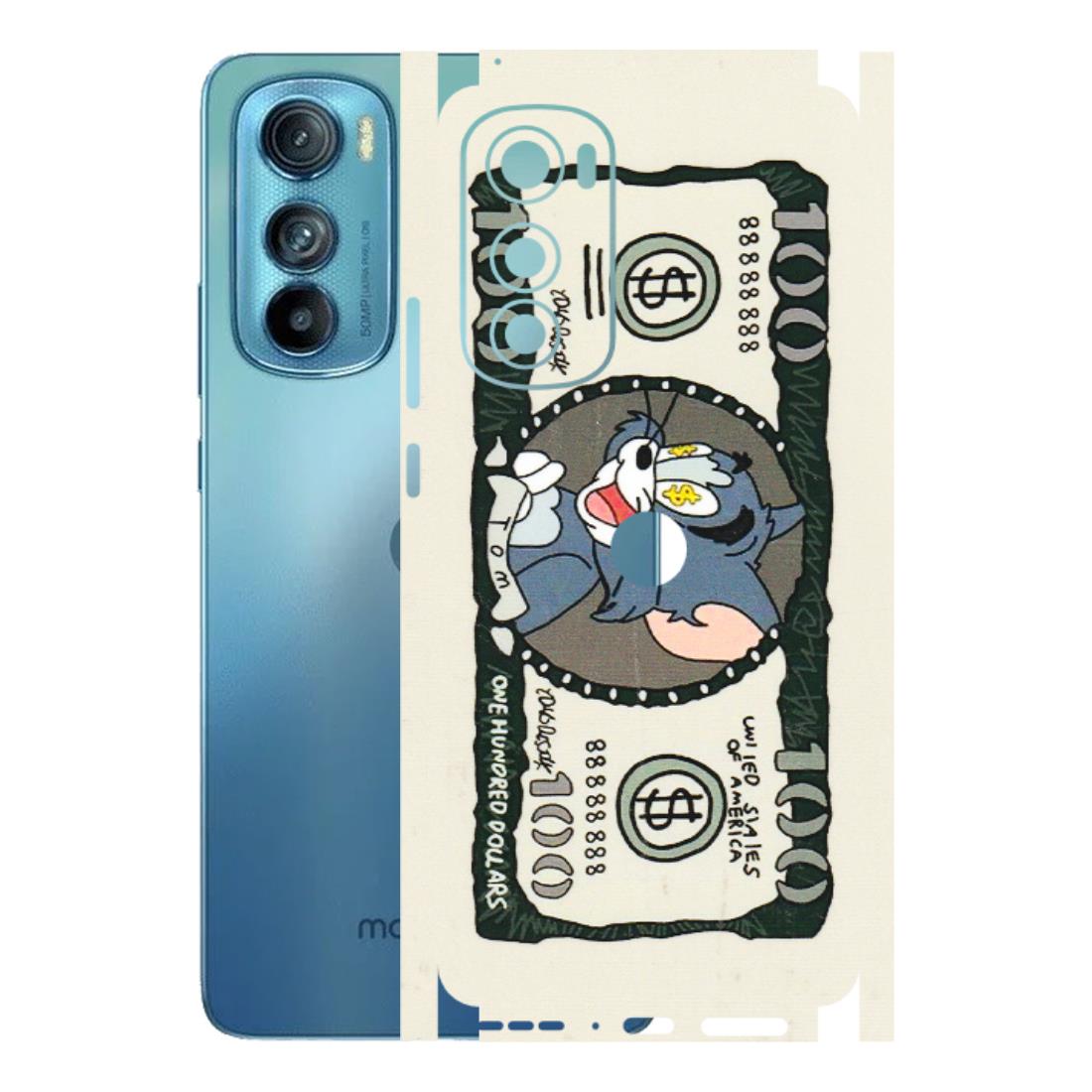 Motorola Phone Skins (All Models) - Tom Hundred Dollar - 3D Embossed Finish (L-324) Motorola Moto Edge 30
