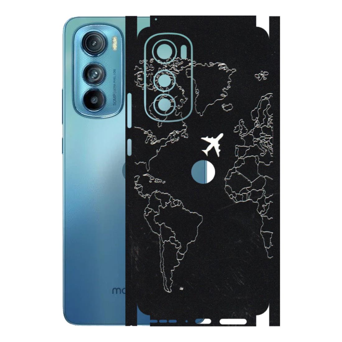 Motorola Phone Skins (All Models) - Never Ending Travel - 3D Embossed Finish (L-79) Motorola Moto Edge 30