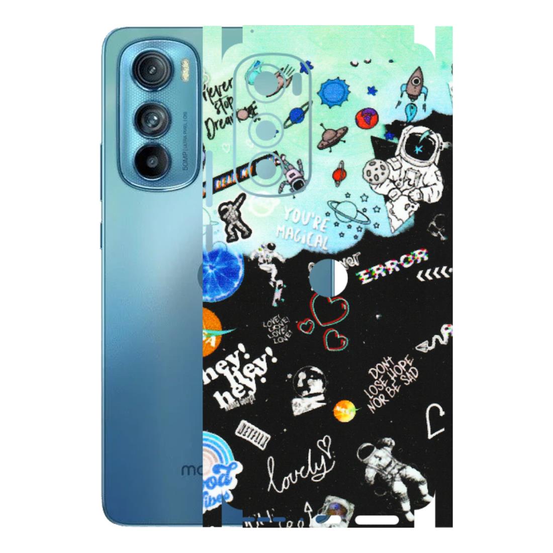 Motorola Phone Skins (All Models) - Living In A Space Dream - Matte Finish (M-46) Motorola Moto Edge 30