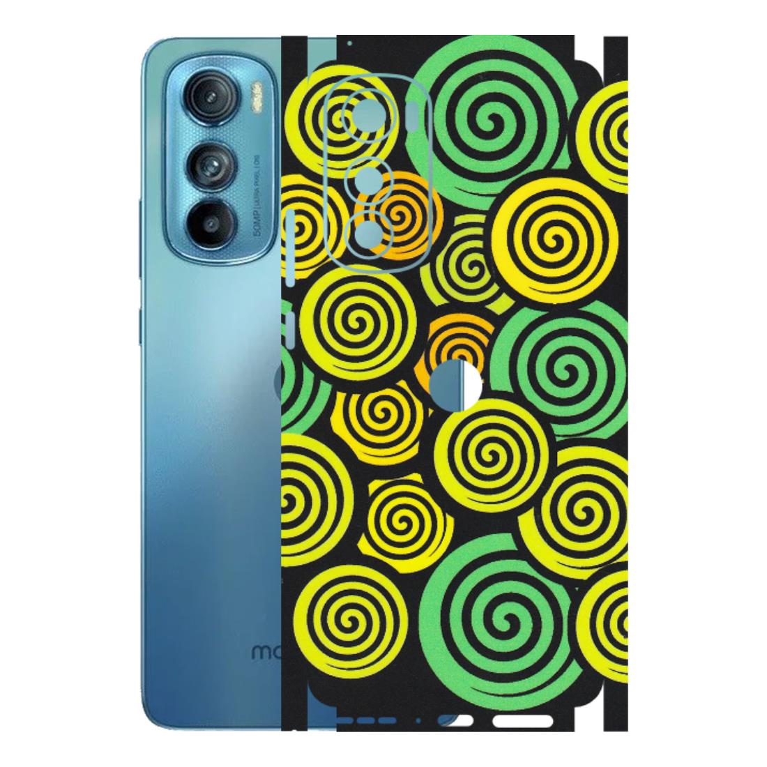 Motorola Phone Skins (All Models) - Crazy Spiral - Matte Finish (M-91) Motorola Moto Edge 30