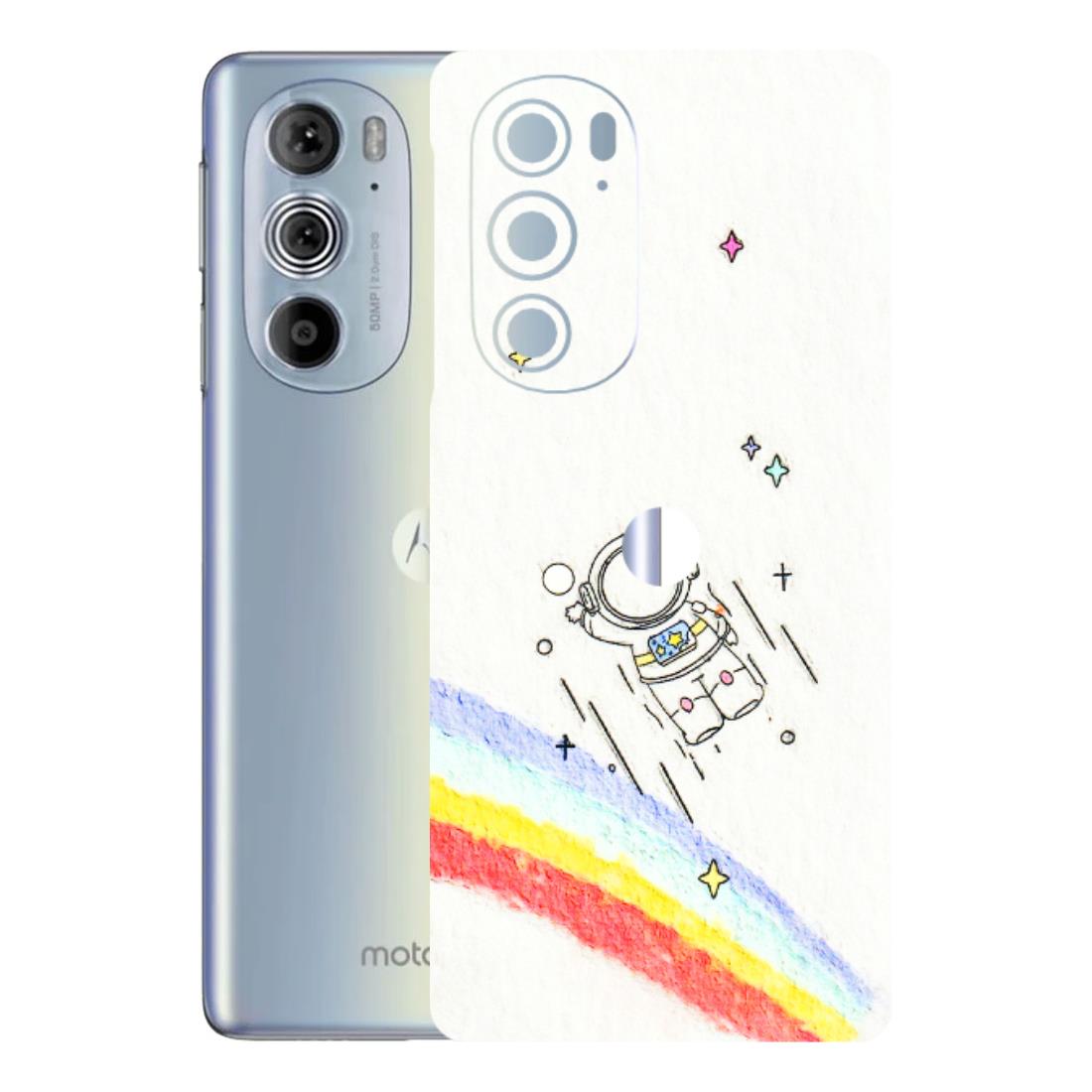 Motorola Phone Skins (All Models) - Milkyway Astronaut - 3D Embossed Finish (L-110) Motorola Moto Edge 30 Pro 5G