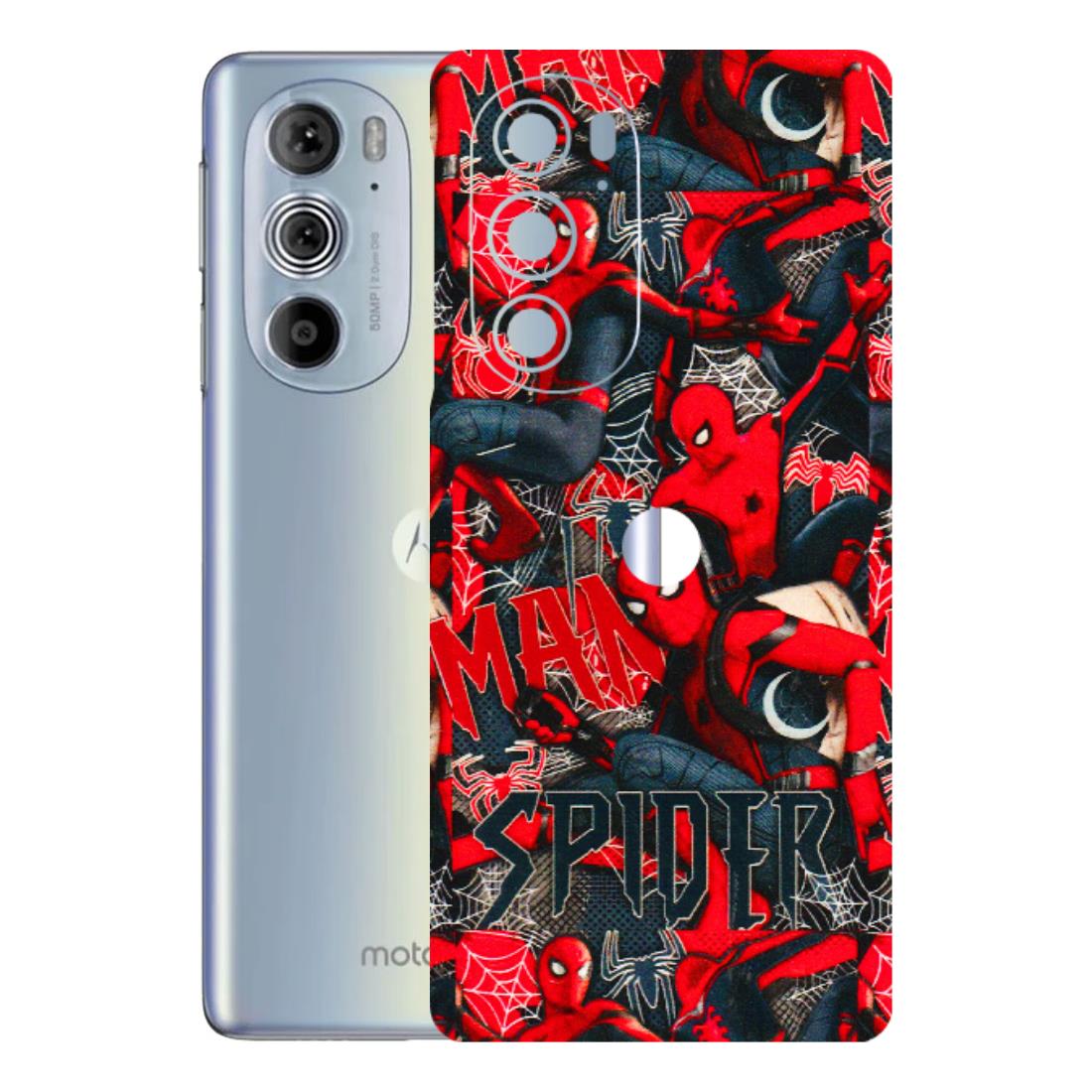 Motorola Phone Skins (All Models) - SpiderMan Cool - 3D Embossed Finish (L-188) Motorola Moto Edge 30 Pro 5G