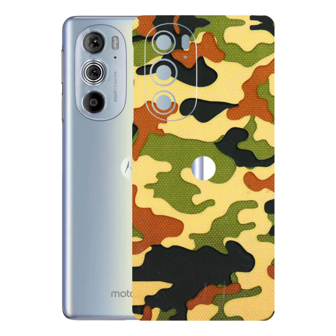 Motorola Phone Skins (All Models) - Indian Military - 3D Embossed Finish (L-234) Motorola Moto Edge 30 Pro 5G