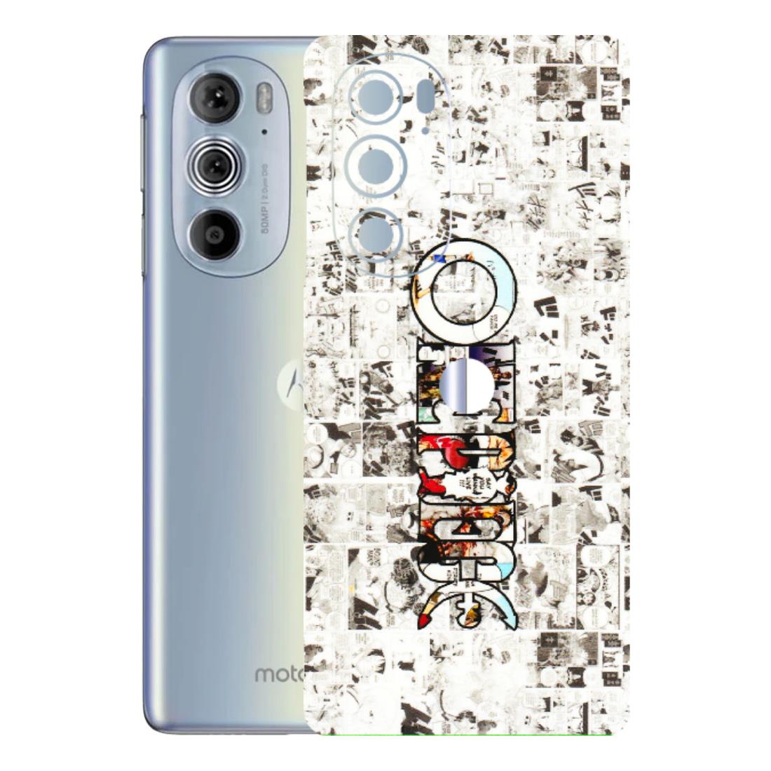 Motorola Phone Skins (All Models) - One Piece Manga - 3D Embossed Finish (L-26) Motorola Moto Edge 30 Pro 5G