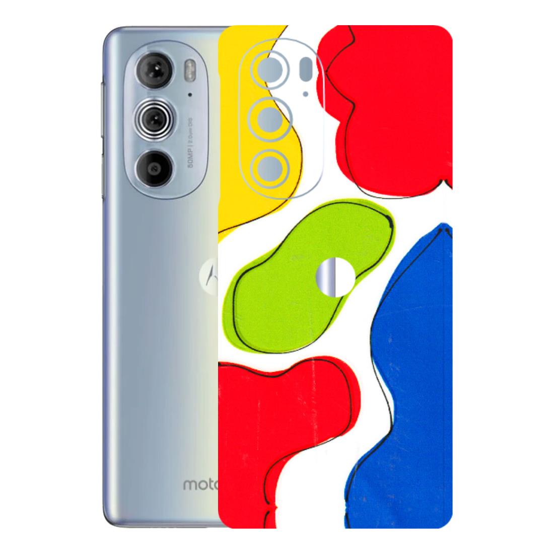 Motorola Phone Skins (All Models) - RGB Colour Paint - 3D Embossed Finish (L-284) Motorola Moto Edge 30 Pro 5G