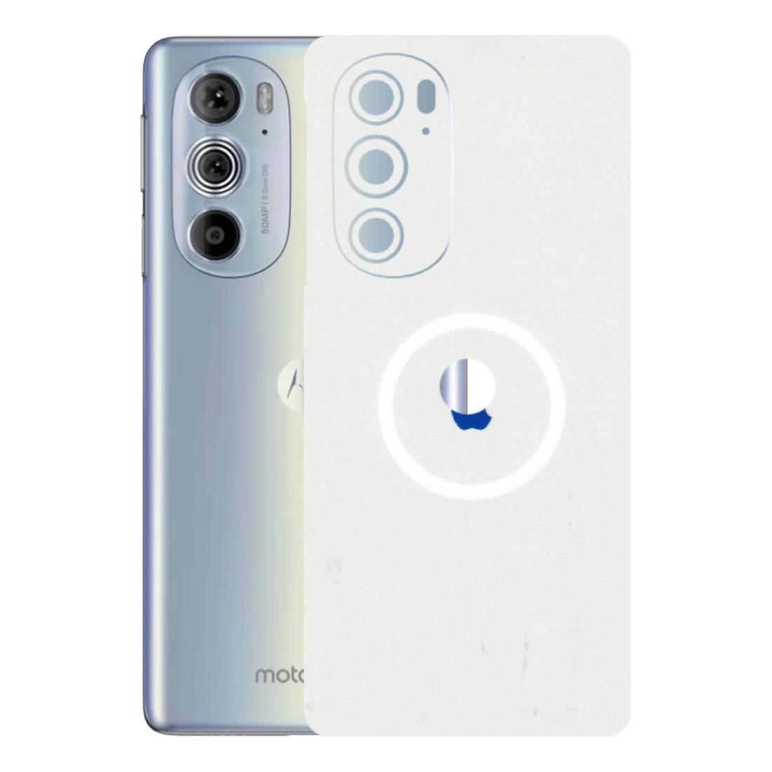 Motorola Phone Skins (All Models) - iPhone Magsafe Logo - 3D Embossed Finish (L-320) Motorola Moto Edge 30 Pro 5G