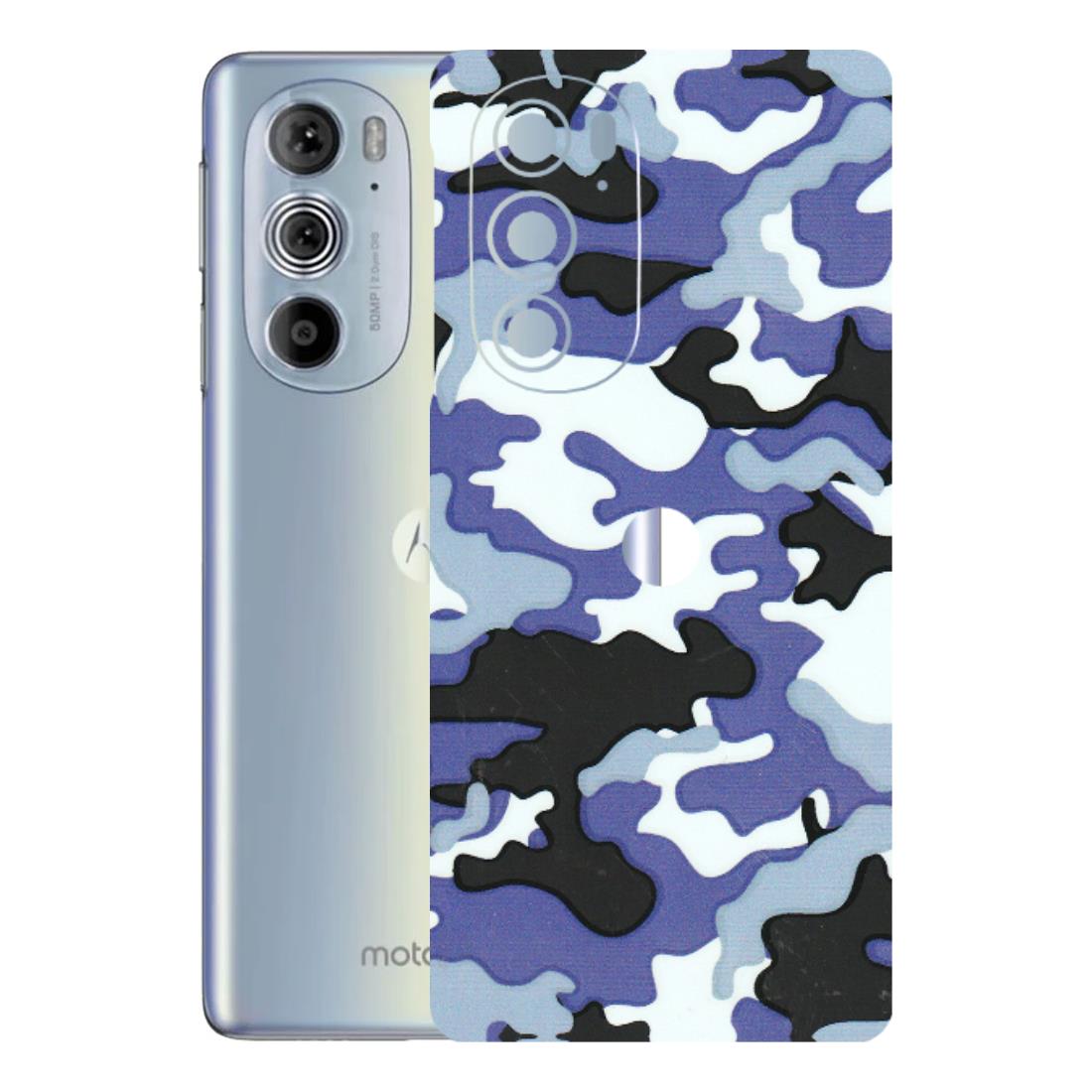 Motorola Phone Skins (All Models) - Powerfull Military Camoflauge - 3D Embossed Finish (L-49) Motorola Moto Edge 30 Pro 5G