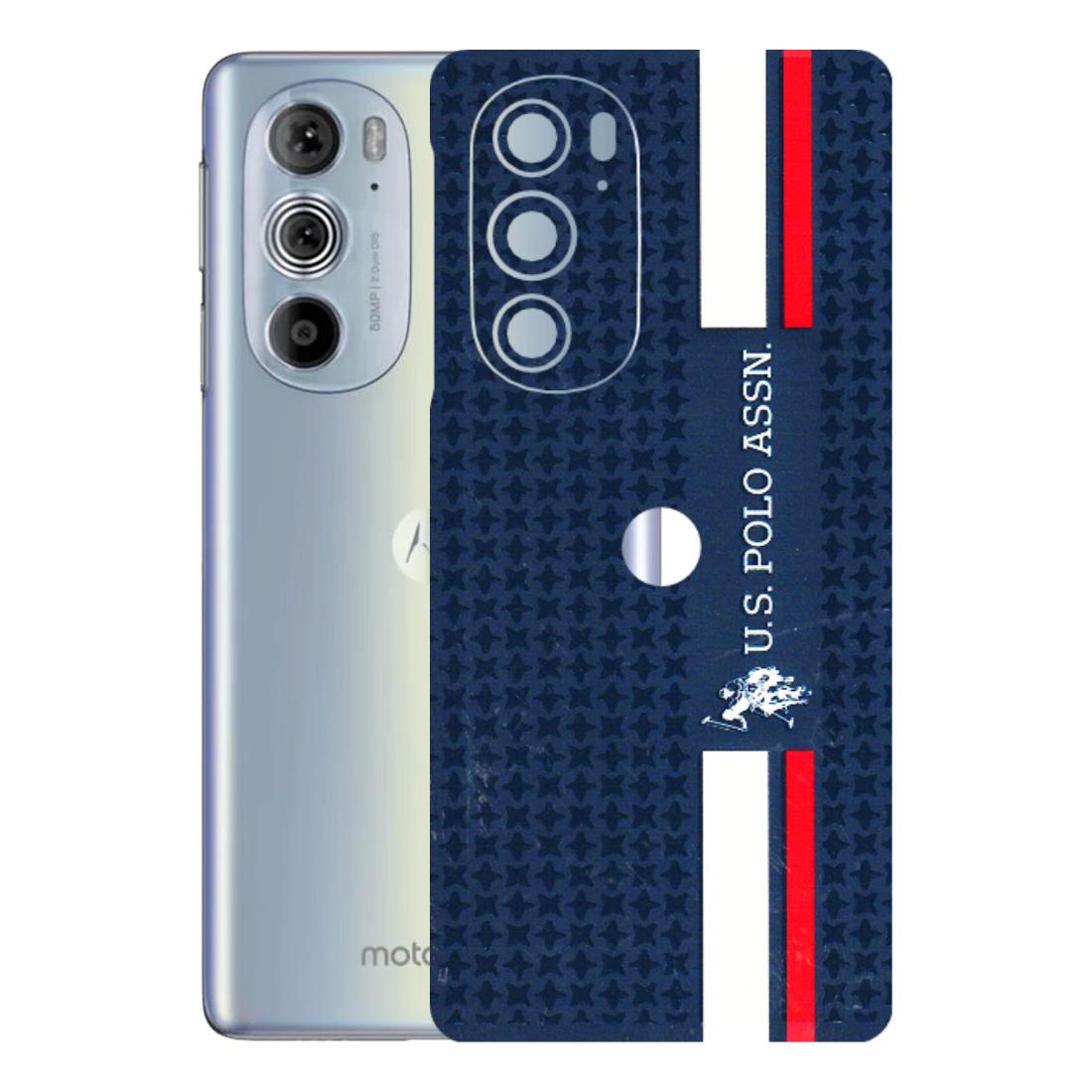 Motorola Phone Skins (All Models) - US POLO Designer Brand - 3D Embossed Finish (L-65) Motorola Moto Edge 30 Pro 5G
