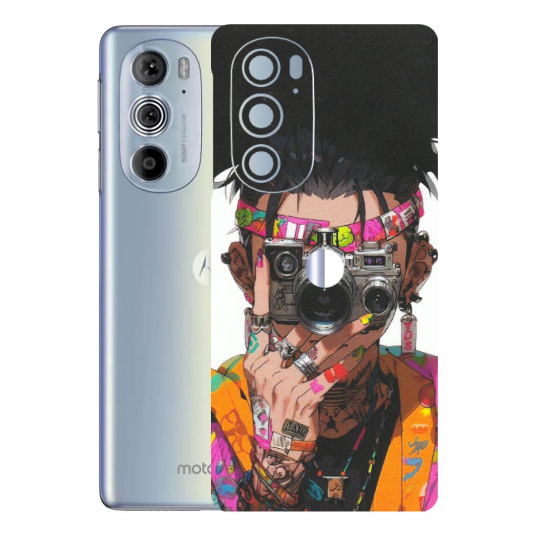 Motorola Phone Skins (All Models) - Camera Lover Girl - Matte Finish (M-09) Motorola Moto Edge 30 Pro 5G