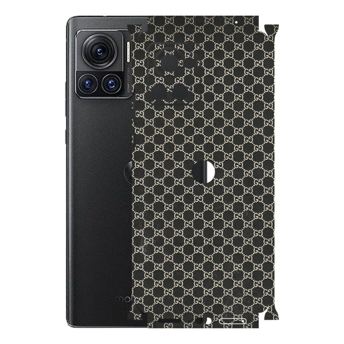 Motorola Phone Skins (All Models) - Black G Print - 3D Embossed Finish (L-109) Motorola Moto Edge 30 Ultra (5G)