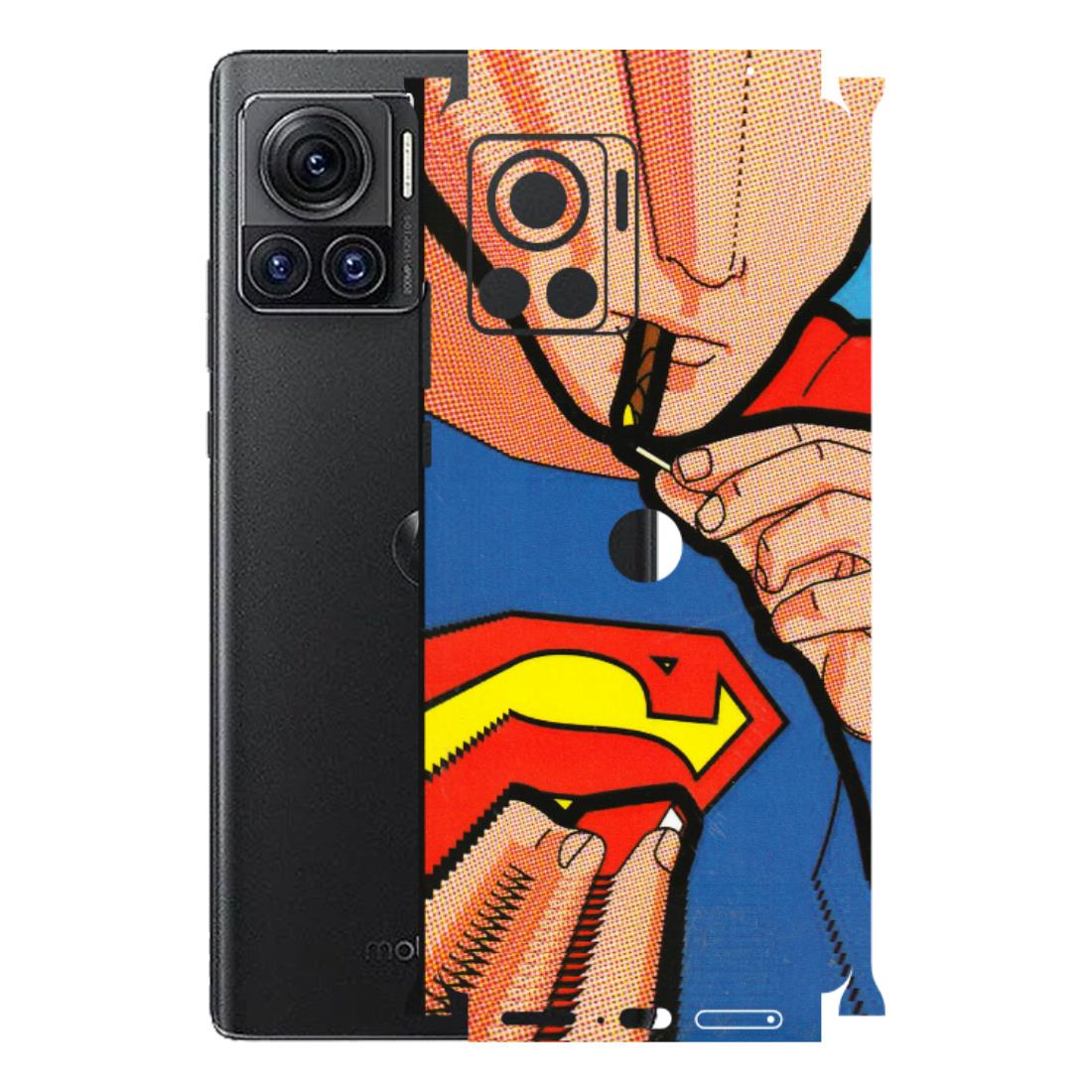 Motorola Phone Skins (All Models) - Superman Sutta - 3D Embossed Finish (L-130) Motorola Moto Edge 30 Ultra (5G)