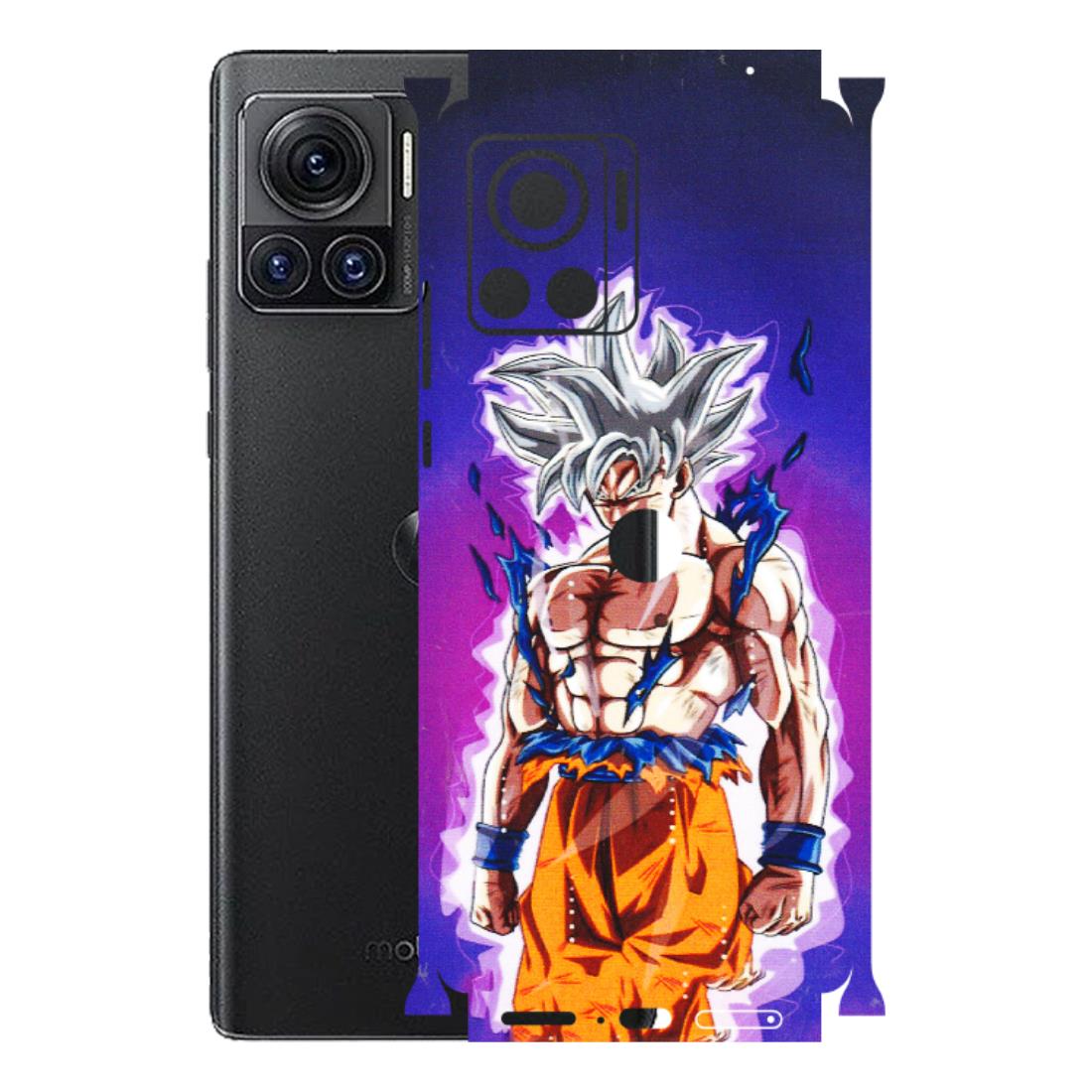 Motorola Phone Skins (All Models) - Goku Purple Anime - 3D Embossed Finish (L-147) Motorola Moto Edge 30 Ultra (5G)