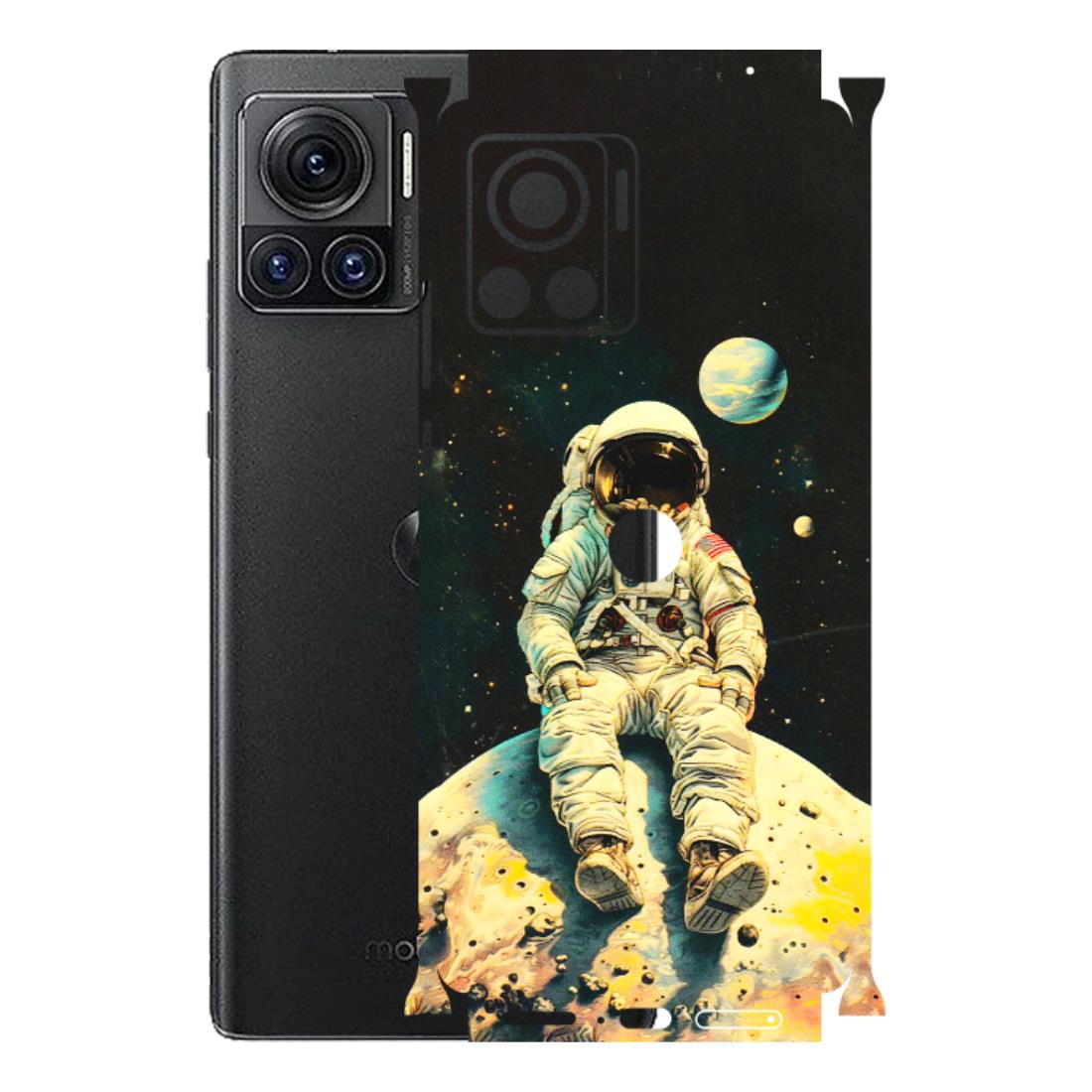 Motorola Phone Skins (All Models) - Astronaut in Space - 3D Embossed Finish (L-16) Motorola Moto Edge 30 Ultra (5G)