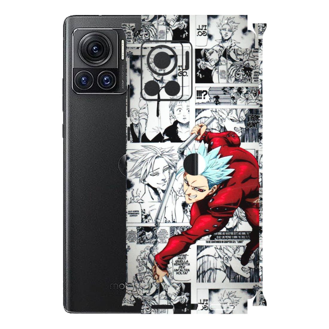 Motorola Phone Skins (All Models) - Anime Comic - 3D Embossed Finish (L-192) Motorola Moto Edge 30 Ultra (5G)