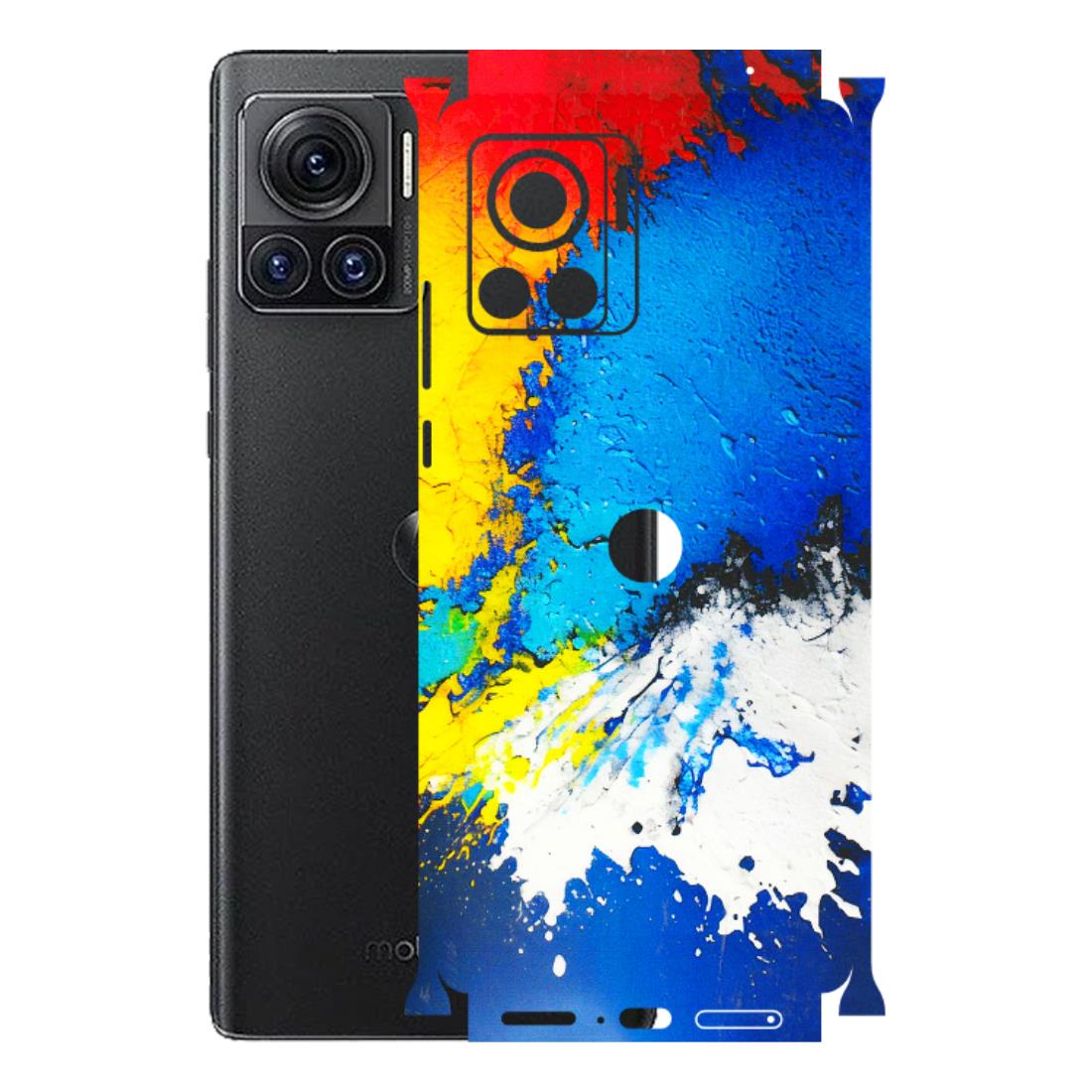 Motorola Phone Skins (All Models) - Acrylic Paint Spill - 3D Embossed Finish (L-229) Motorola Moto Edge 30 Ultra (5G)