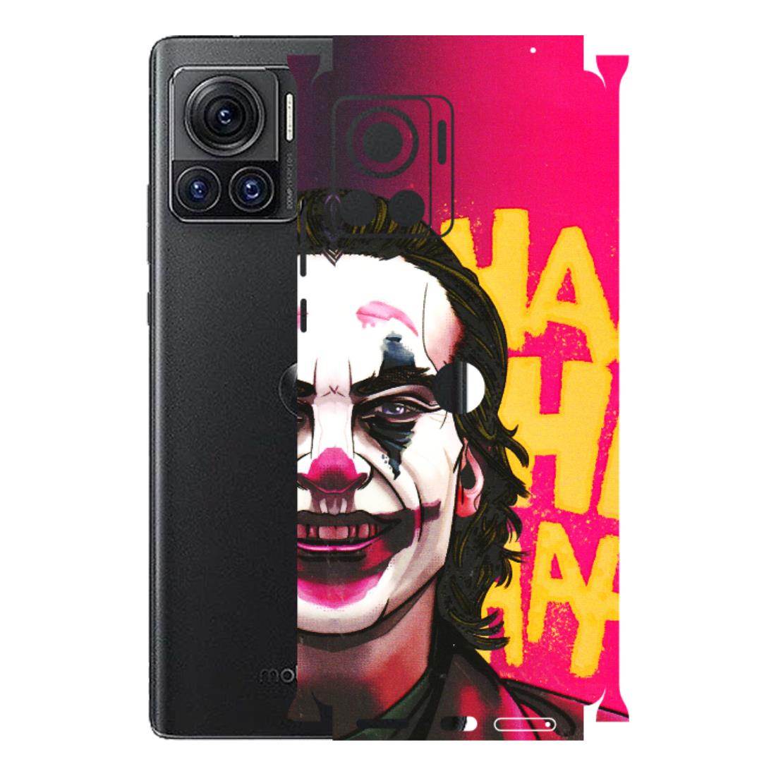 Motorola Phone Skins (All Models) - Joker Evil Laugh - 3D Embossed Finish (L-97) Motorola Moto Edge 30 Ultra (5G)