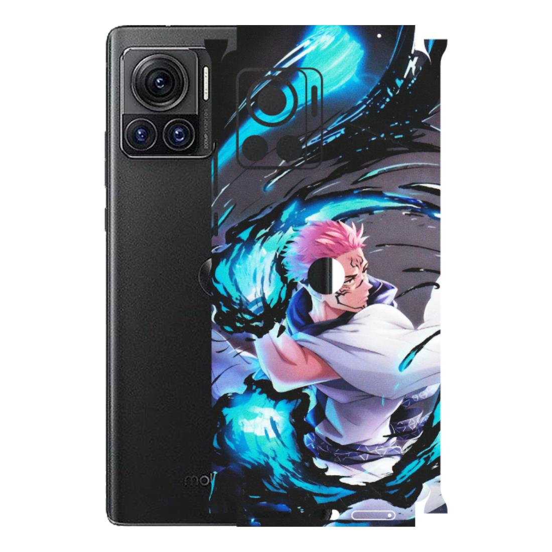 Motorola Phone Skins (All Models) - New Jujutsu Kaisen Grey Blue Anime - Matte Finish (M-127) Motorola Moto Edge 30 Ultra (5G)