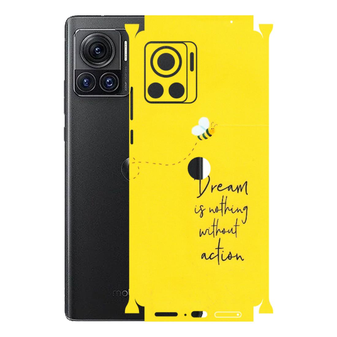 Motorola Phone Skins (All Models) - Dream Is Nothing Without Action - Matte Finish (M-138) Motorola Moto Edge 30 Ultra (5G)
