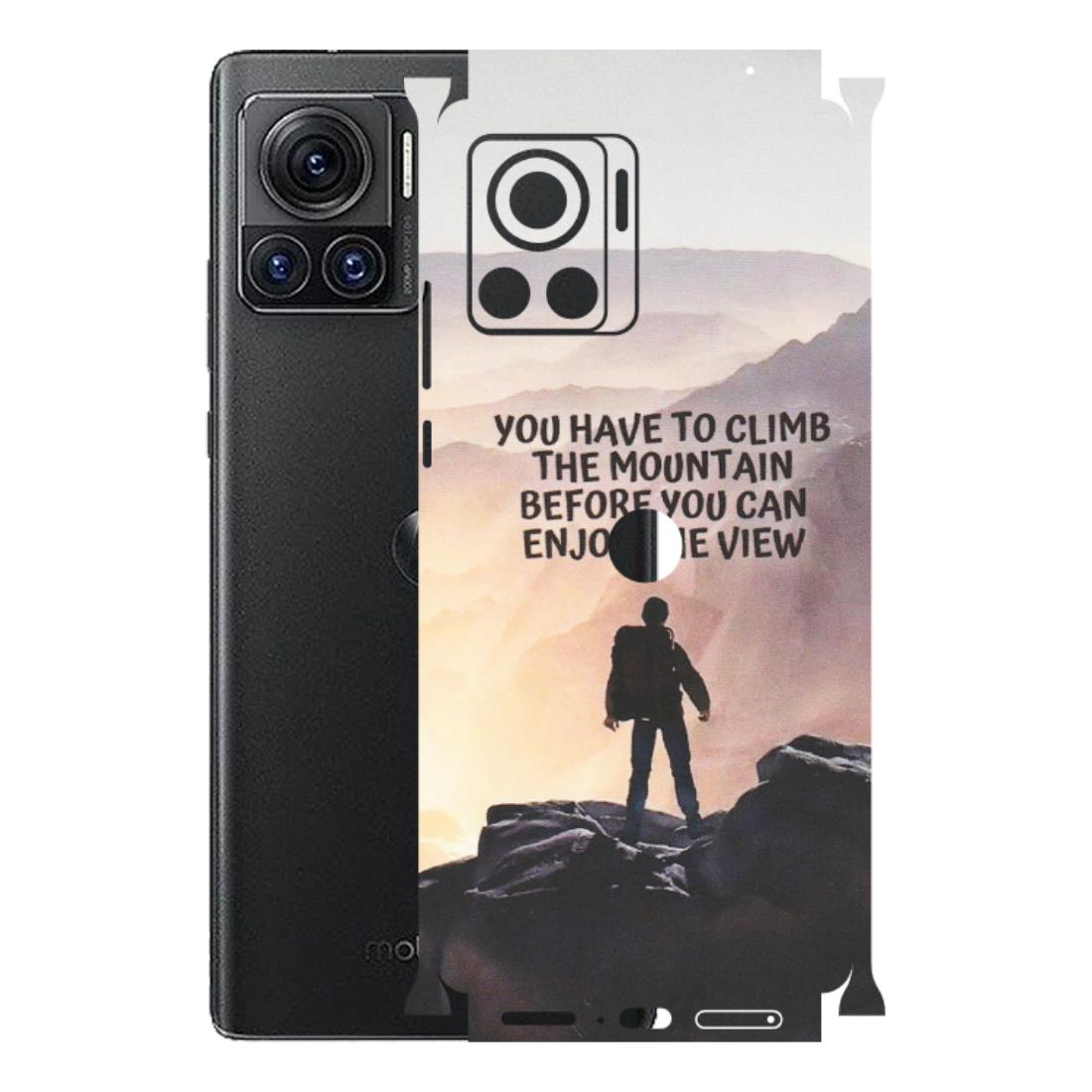 Motorola Phone Skins (All Models) - Motivational Hiking Mountain - Matte Finish (M-28) Motorola Moto Edge 30 Ultra (5G)