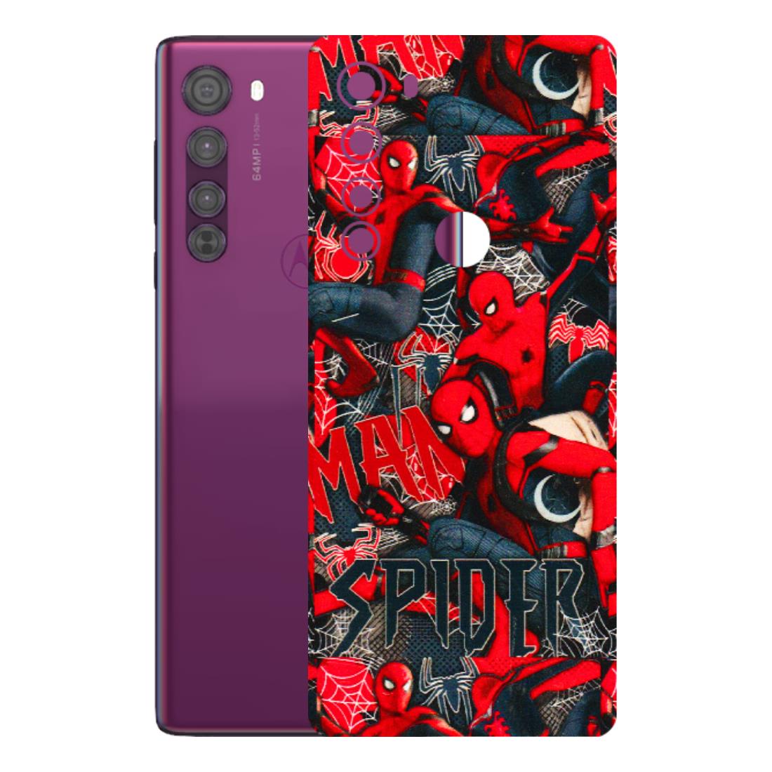 Motorola Phone Skins (All Models) - SpiderMan Cool - 3D Embossed Finish (L-188) Motorola Moto Edge