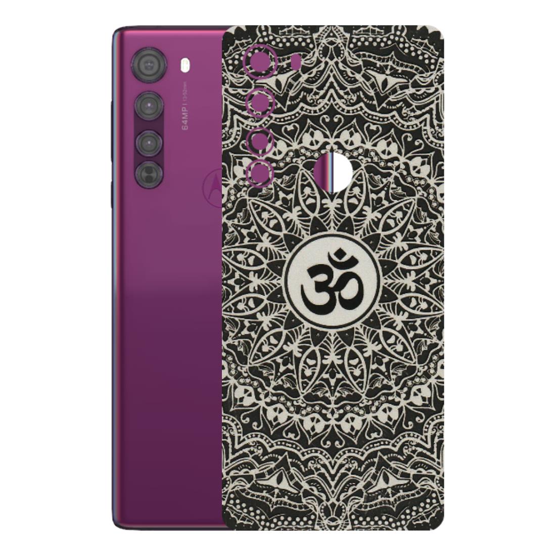 Motorola Phone Skins (All Models) - Aum Elegant Mandala - 3D Embossed Finish (L-62) Motorola Moto Edge
