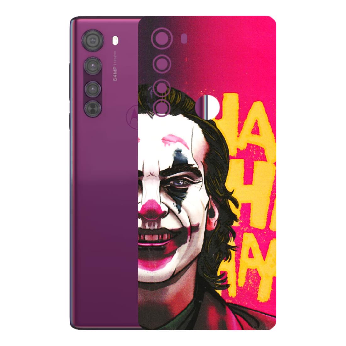 Motorola Phone Skins (All Models) - Joker Evil Laugh - 3D Embossed Finish (L-97) Motorola Moto Edge