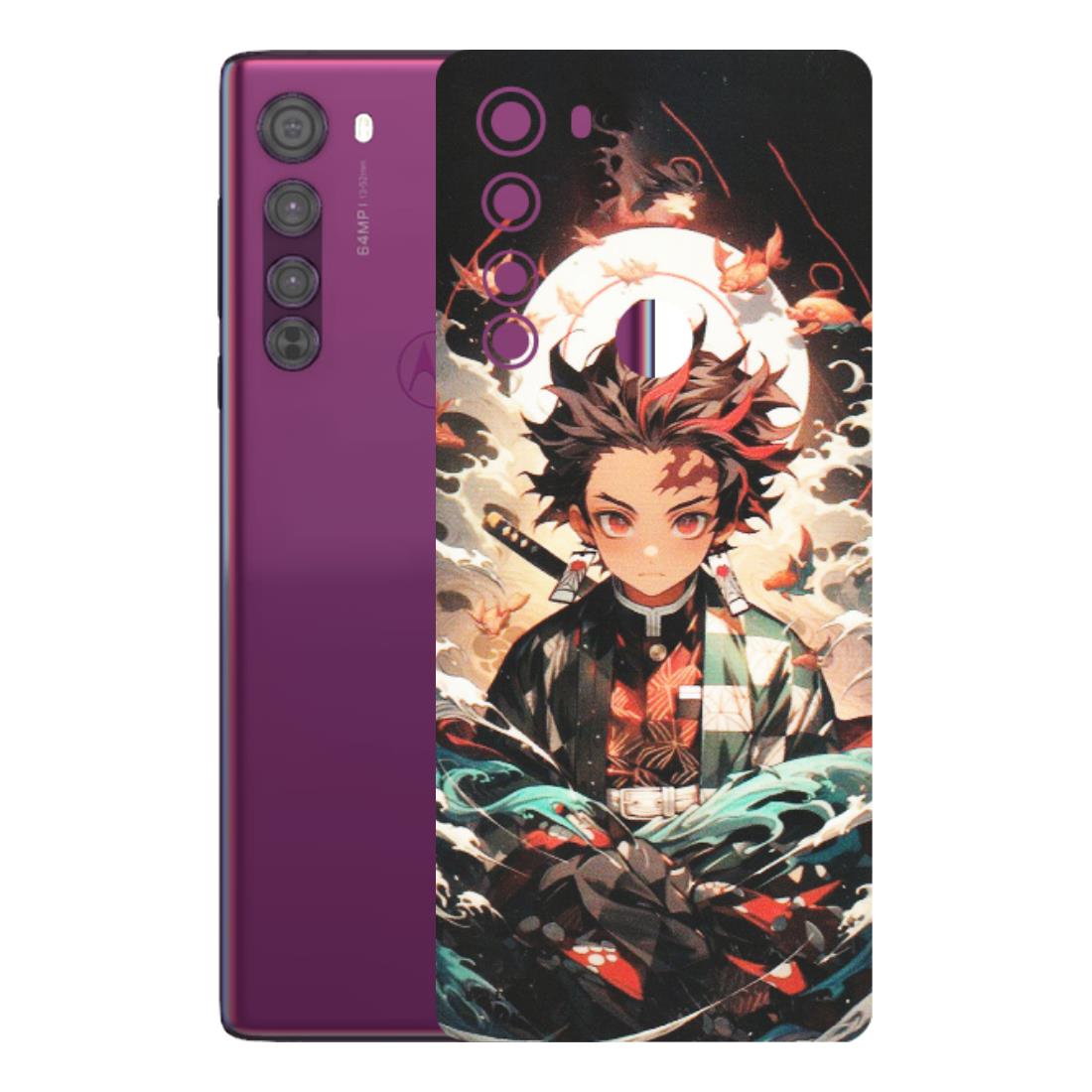 Motorola Phone Skins (All Models) - Tanjiro Demon Slayer Anime - Matte Finish (M-158) Motorola Moto Edge