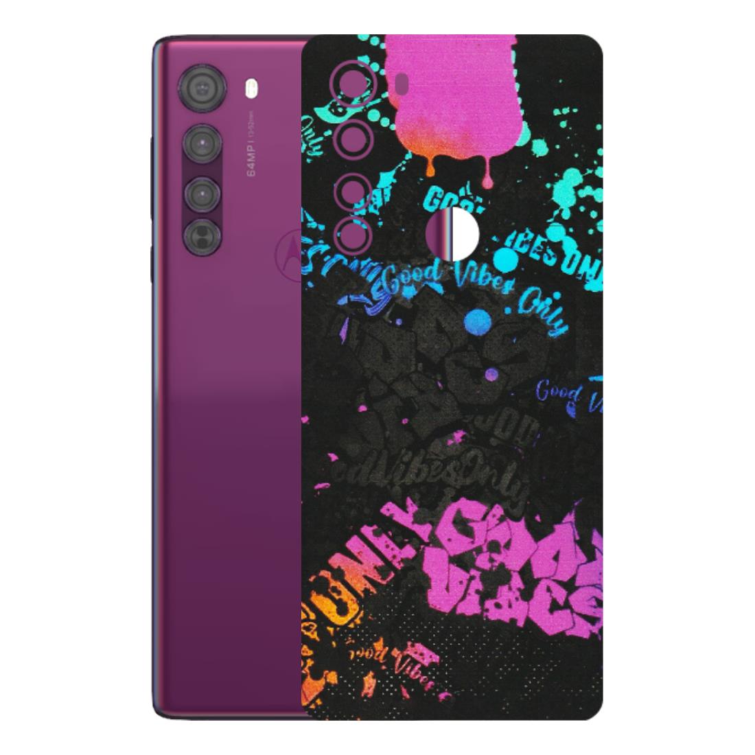 Motorola Phone Skins (All Models) - Majestic Black Vibes - Matte Finish (M-62) Motorola Moto Edge