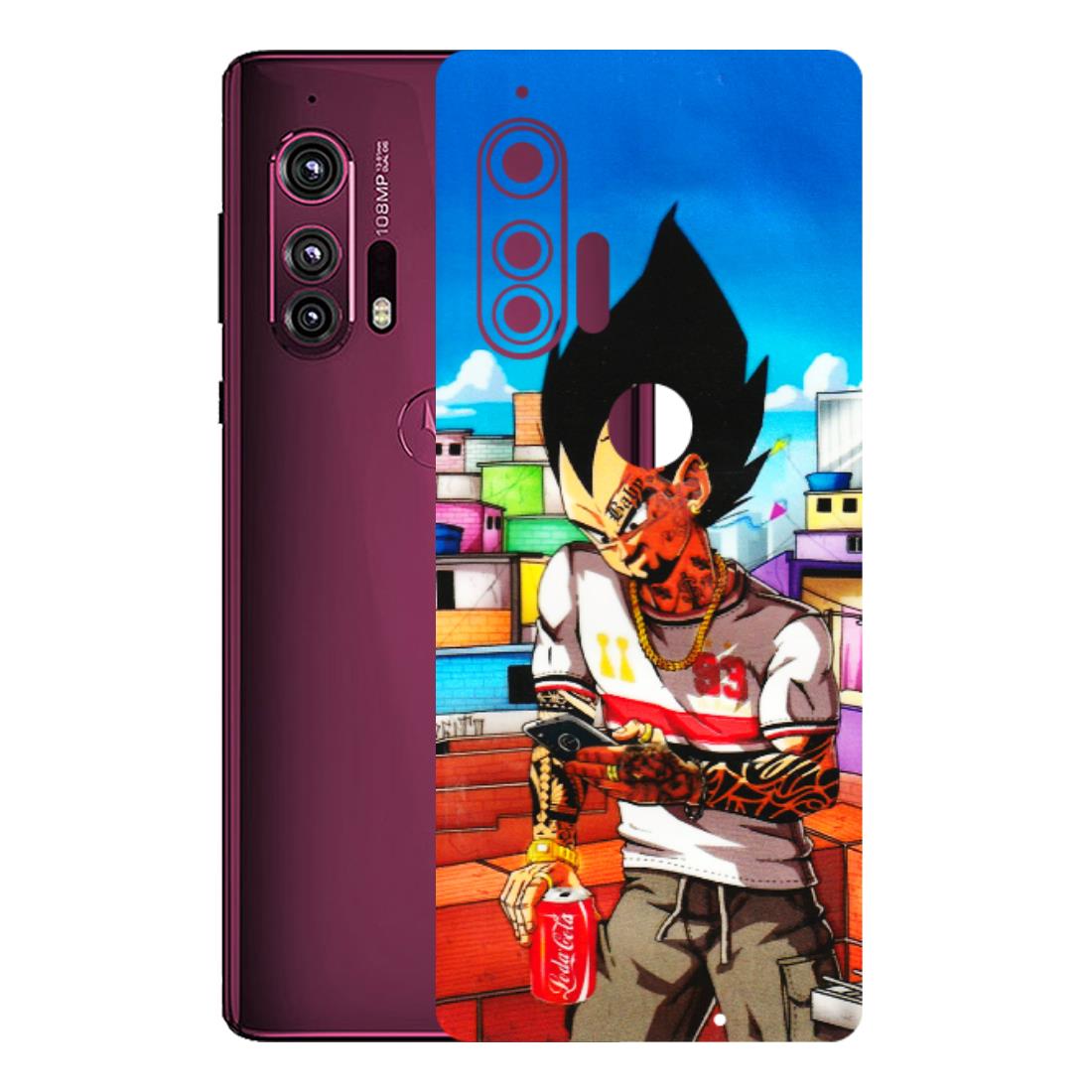 Motorola Phone Skins (All Models) - Vegeta - 3D Embossed Finish (L-136) Motorola Moto Edge Plus