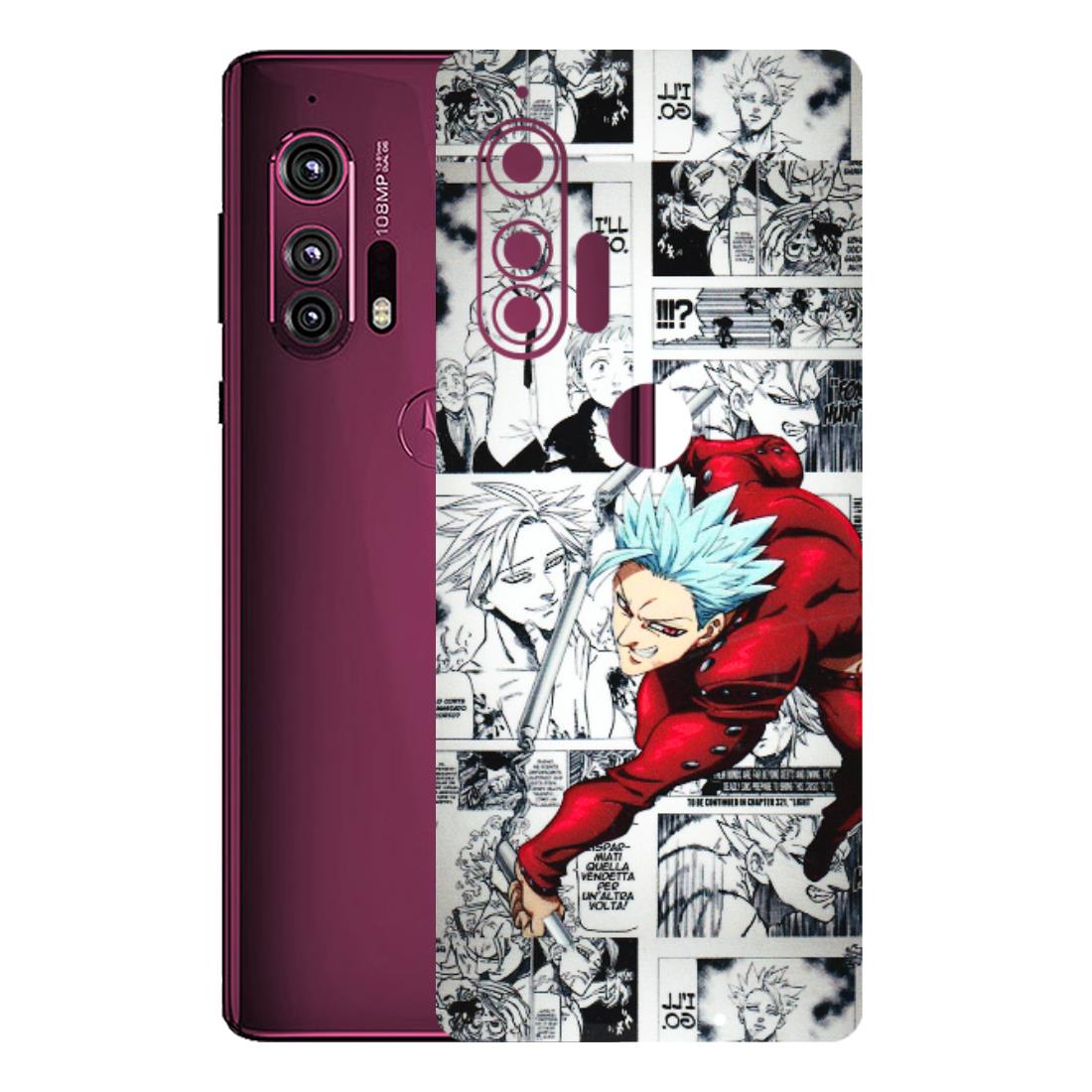Motorola Phone Skins (All Models) - Anime Comic - 3D Embossed Finish (L-192) Motorola Moto Edge Plus