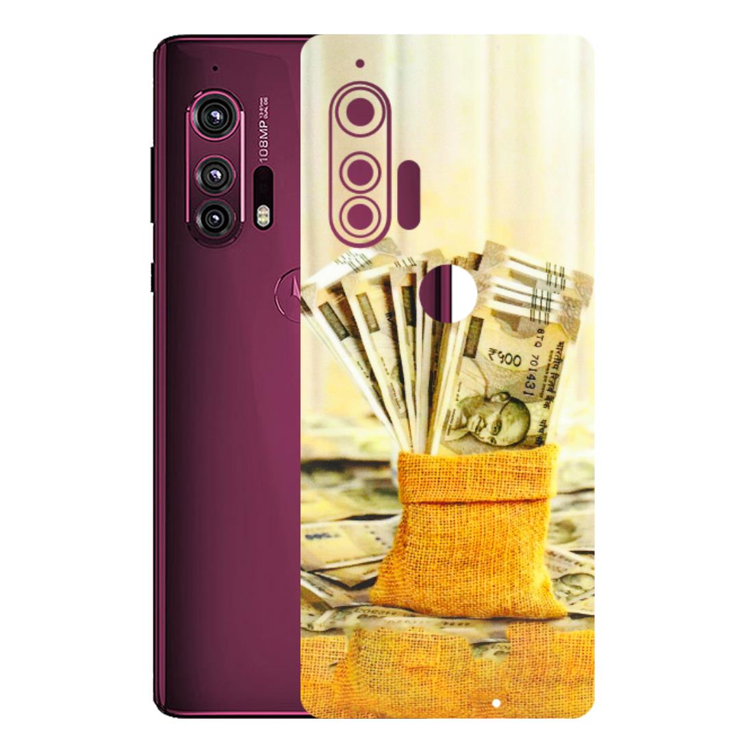 Motorola Phone Skins (All Models) - Show Me The Money - 3D Embossed Finish (L-52) Motorola Moto Edge Plus