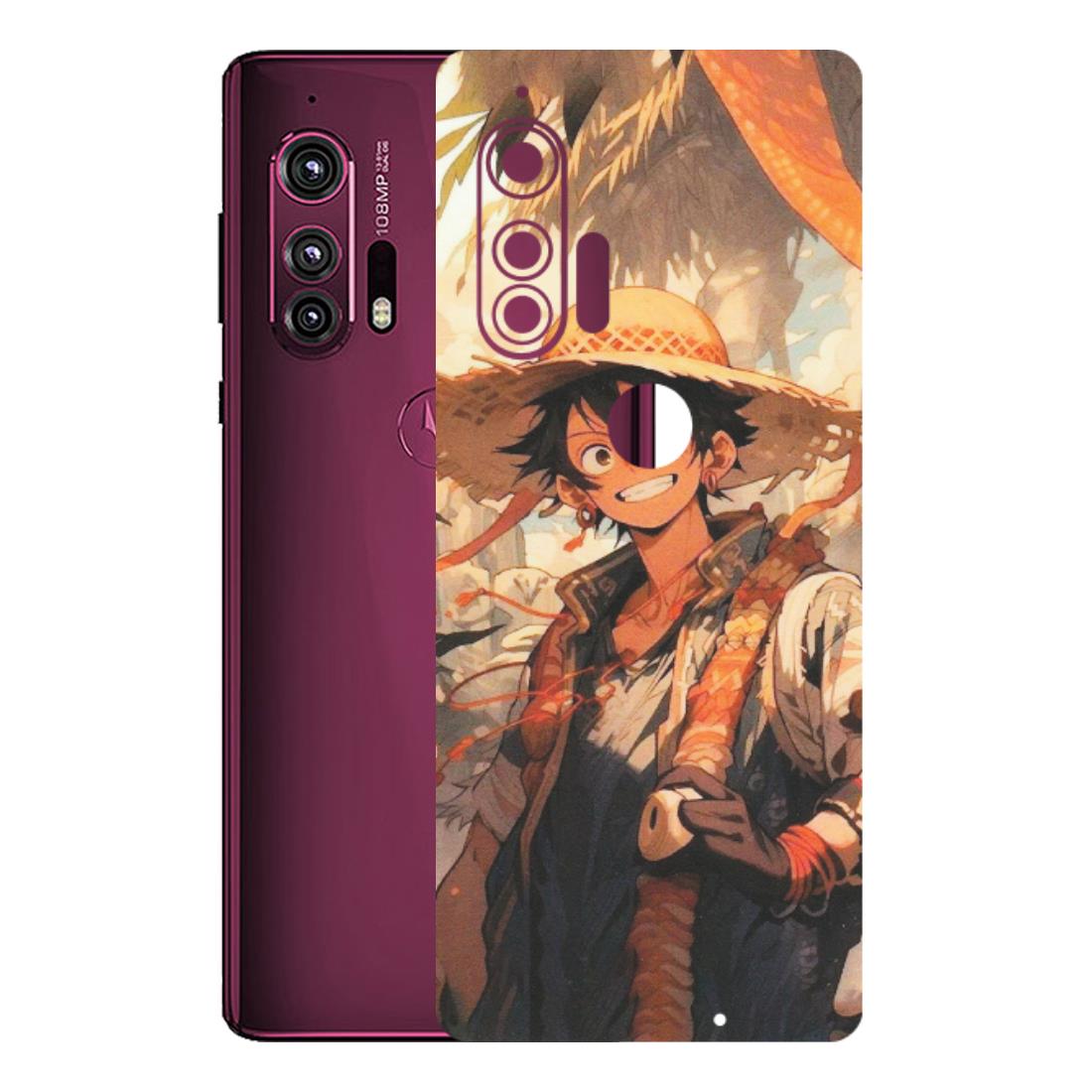 Motorola Phone Skins (All Models) - Anime Character Smile - Matte Finish (M-33) Motorola Moto Edge Plus