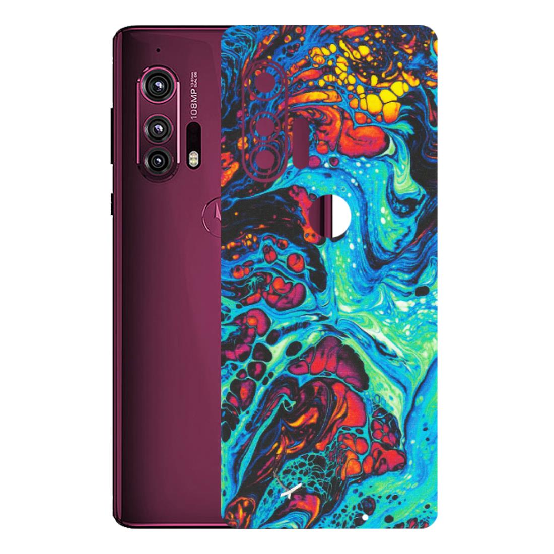 Motorola Phone Skins (All Models) - Majestic Galactic Marbel - Matte Finish (M-85) Motorola Moto Edge Plus