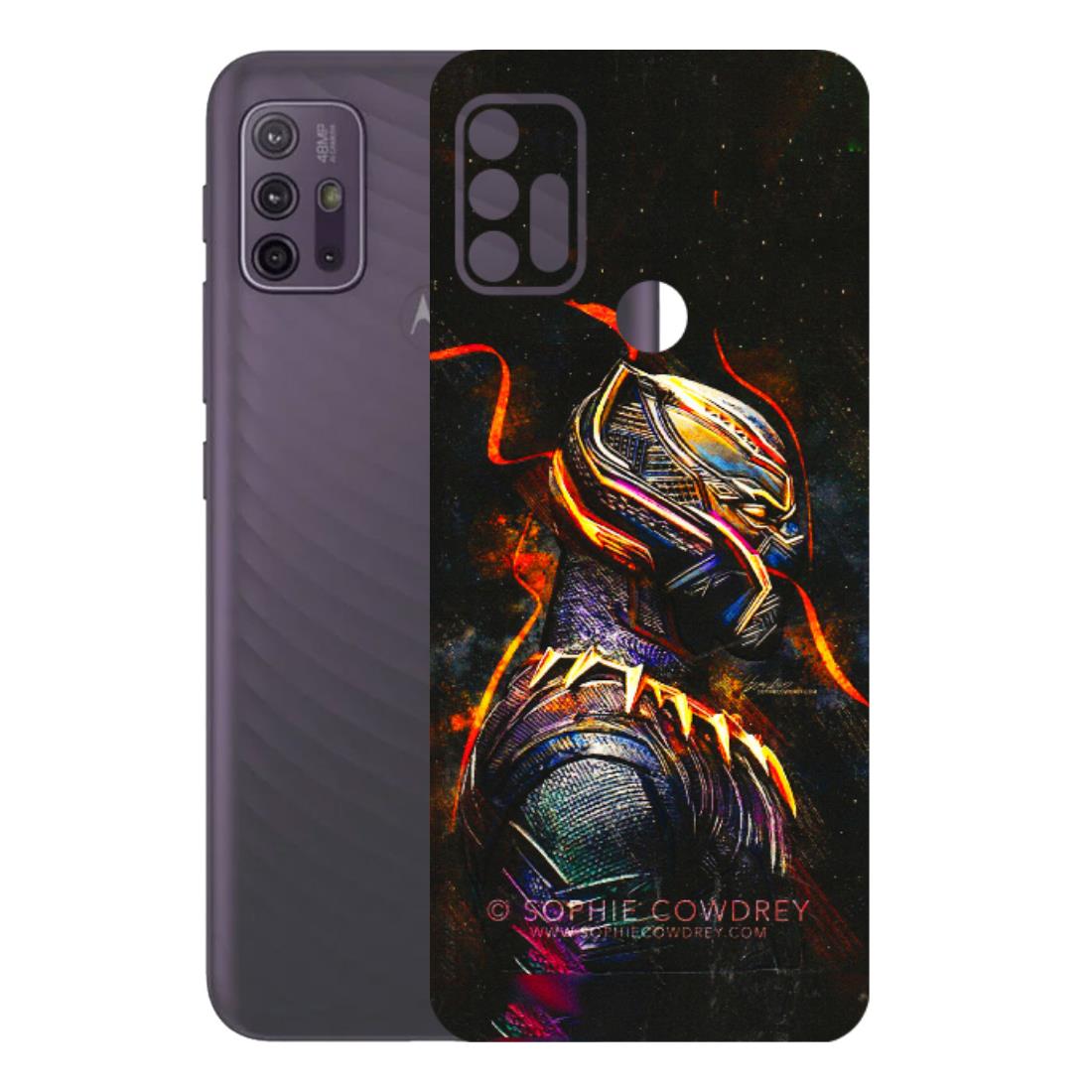 Motorola Phone Skins (All Models) - Black Panther - 3D Embossed Finish (L-190) Motorola Moto G10 Power